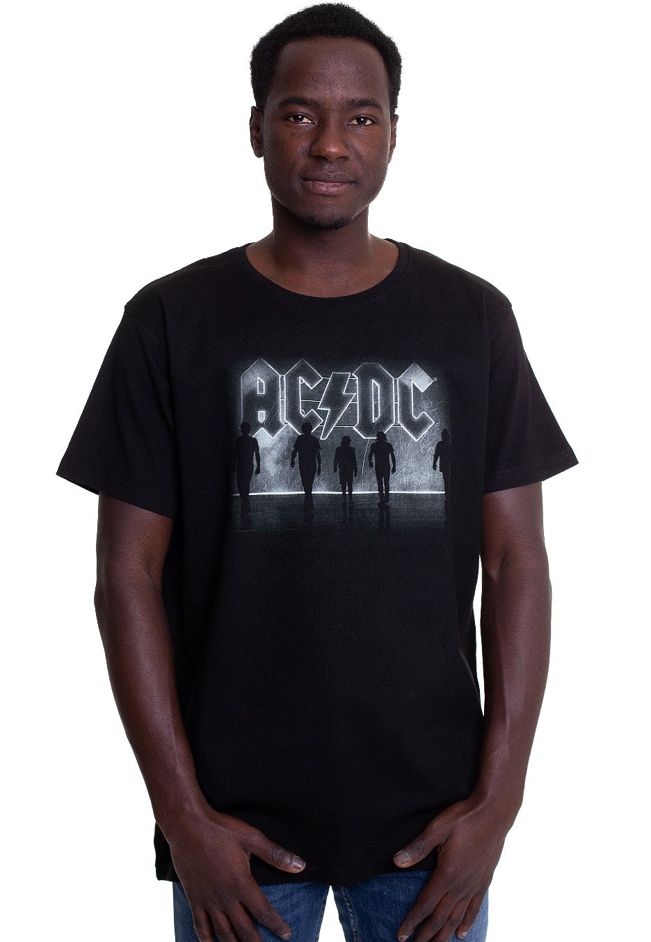 AC/DC - B&W Band Photo - T-Shirt | Men-Image