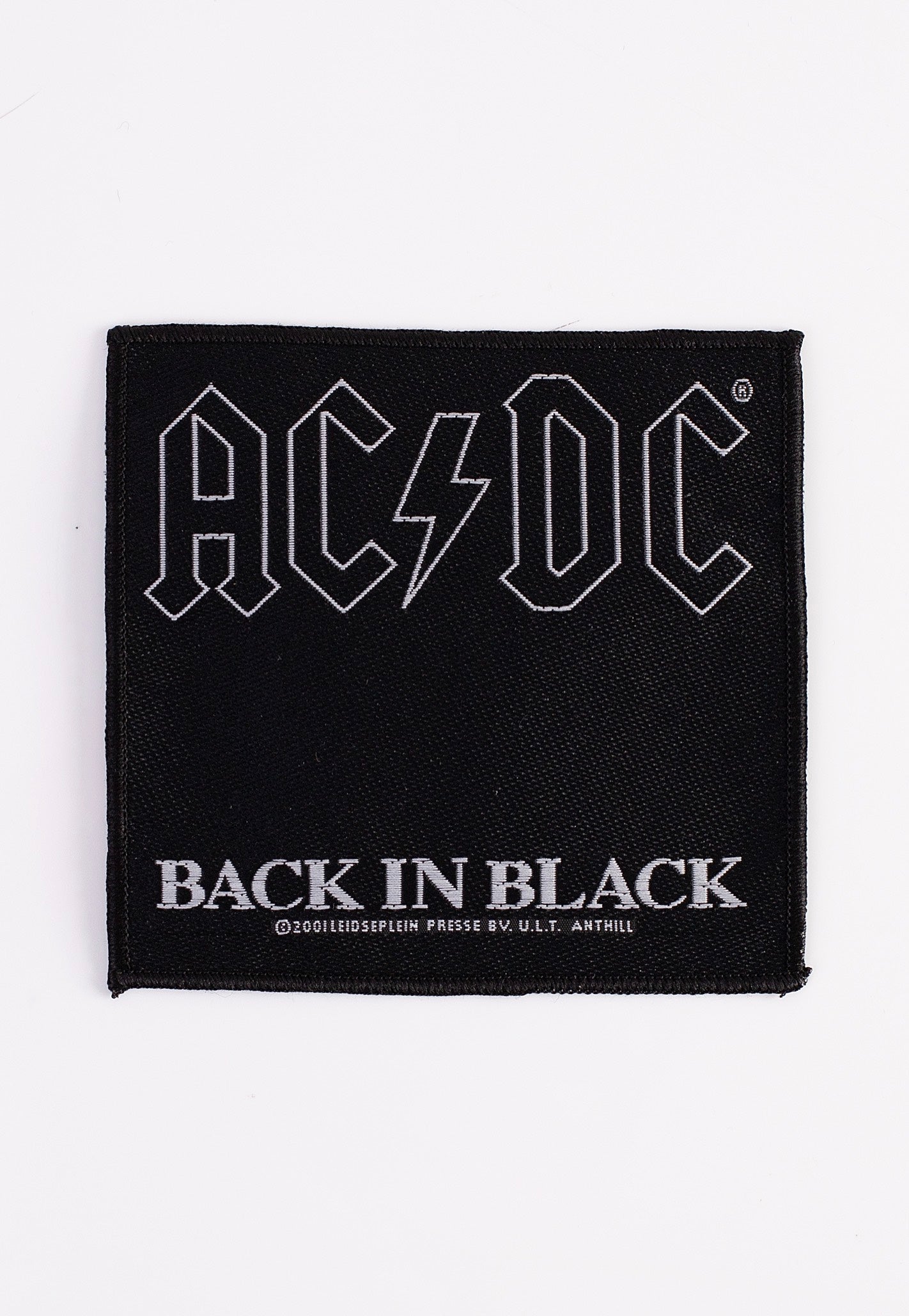 AC/DC - Back In Black - Patch | Neutral-Image