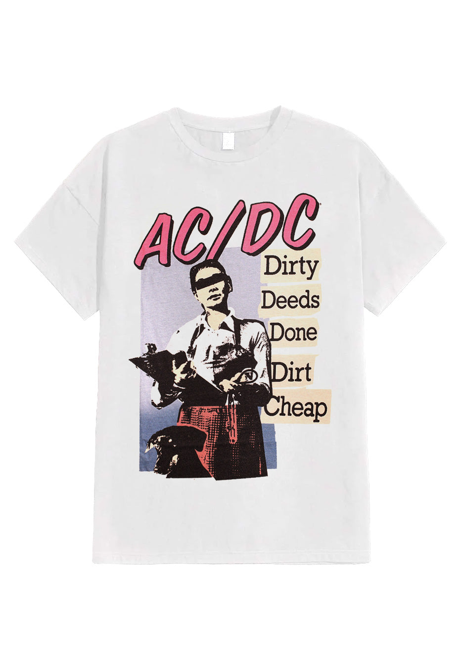 AC/DC - Dirty Deeds Done Dirt Cheap White - T-Shirt | Neutral-Image