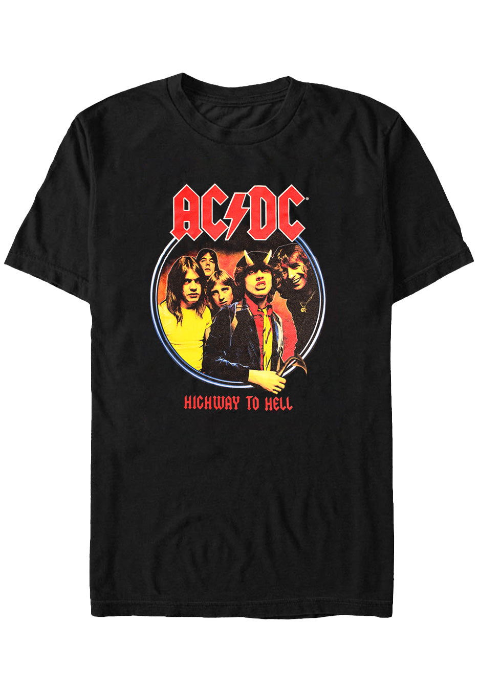 AC/DC - Highway To Hell Circle - T-Shirt | Neutral-Image