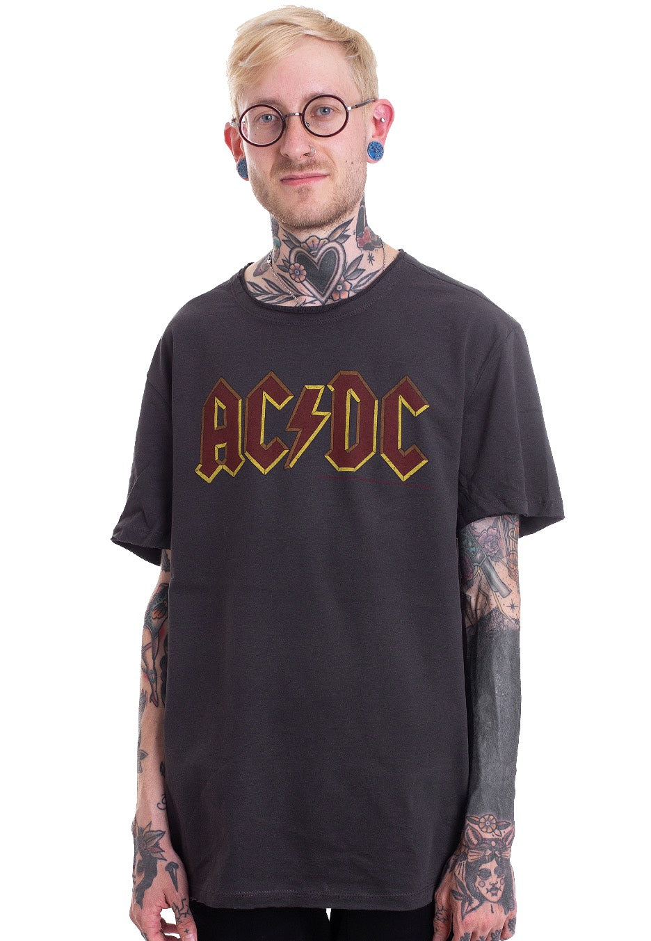 AC/DC - Logo Charcoal - T-Shirt | Men-Image