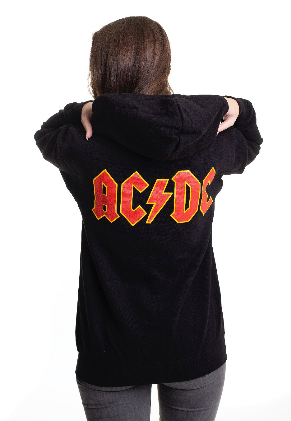 AC/DC - Logo Back Print - Zipper | Women-Image