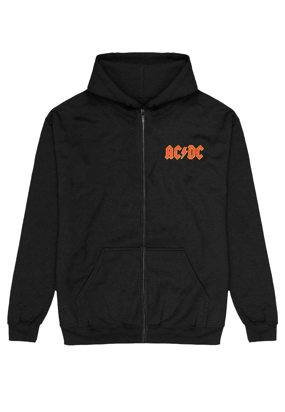 AC/DC - Logo Back Print - Zipper | Neutral-Image