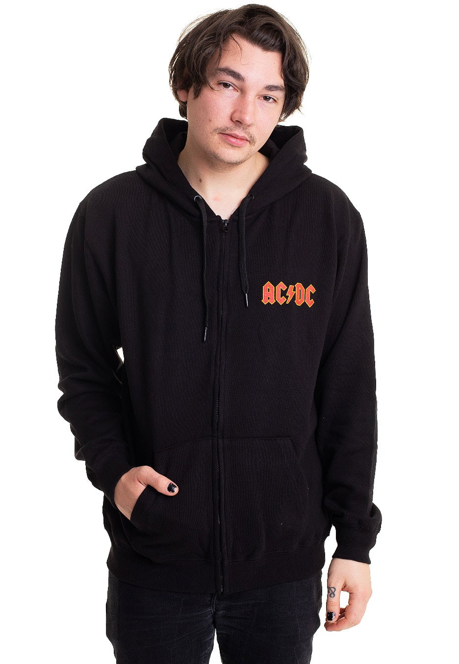 AC/DC - Logo Back Print - Zipper | Men-Image