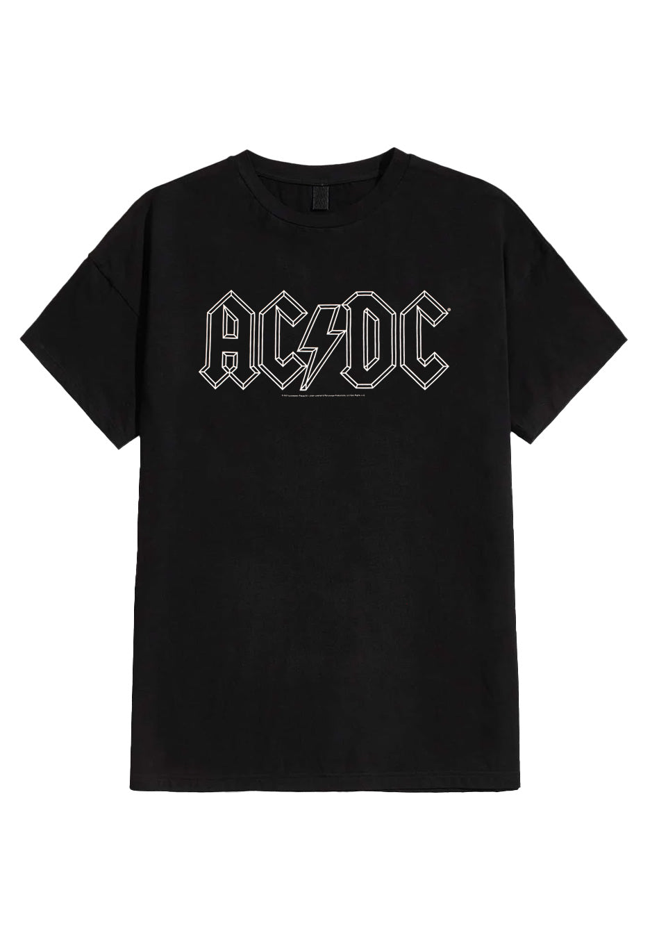 AC/DC - Outline Logo - T-Shirt | Neutral-Image