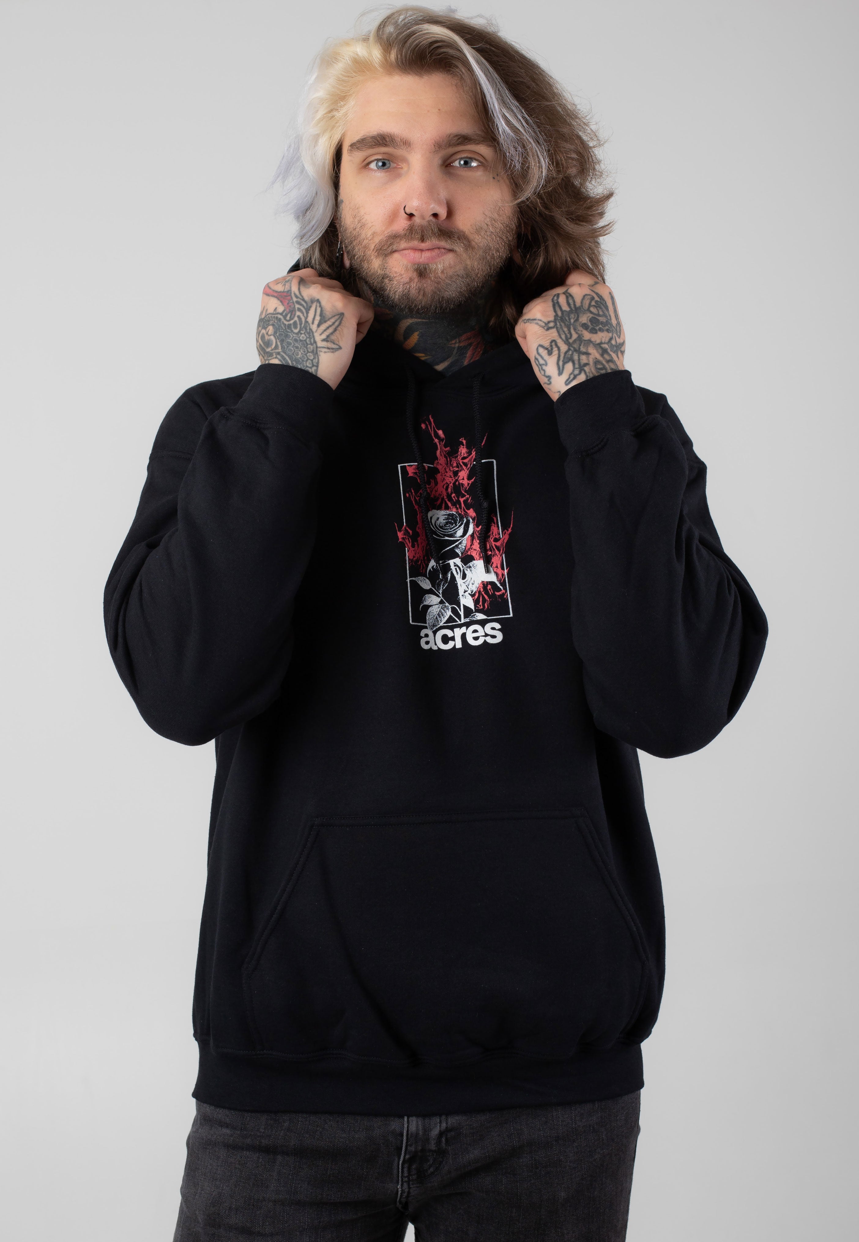 Acres - Burning - Hoodie | Men-Image