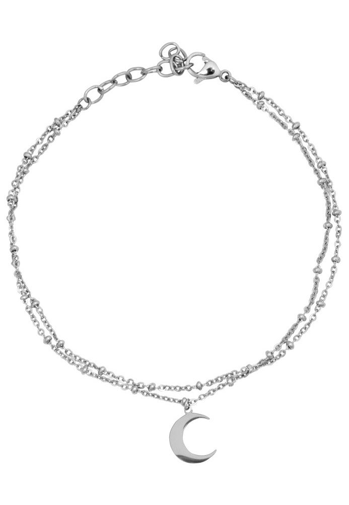 Wildcat - Moon Multilayer Silver - Ankle Chain | Neutral-Image