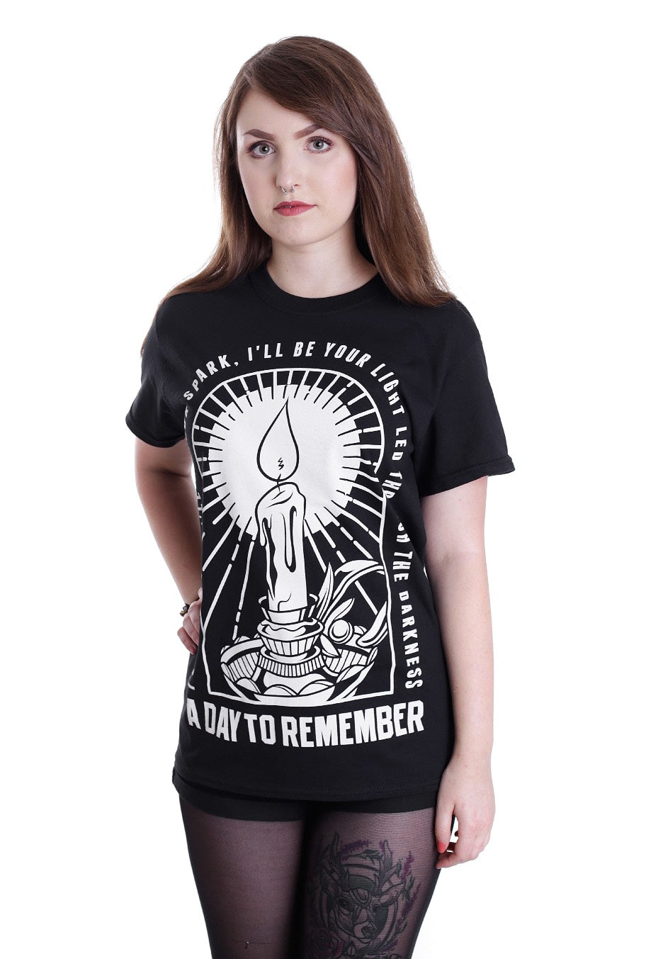 A Day To Remember - Darkness Candle - T-Shirt | Women-Image