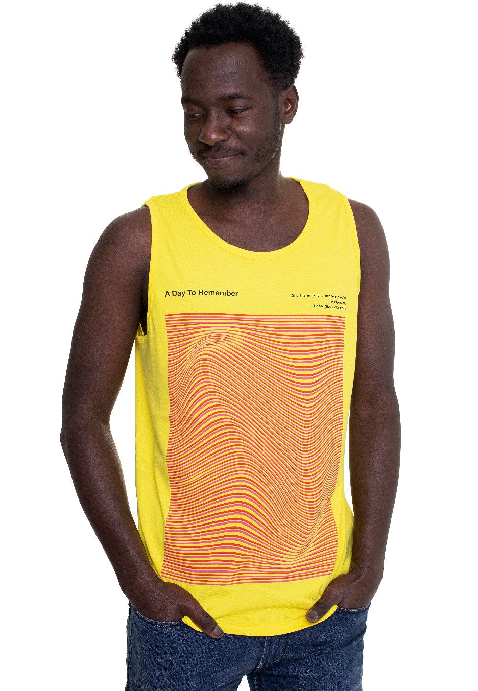 A Day To Remember - Digital Waves Yellow - Tank | Men-Image