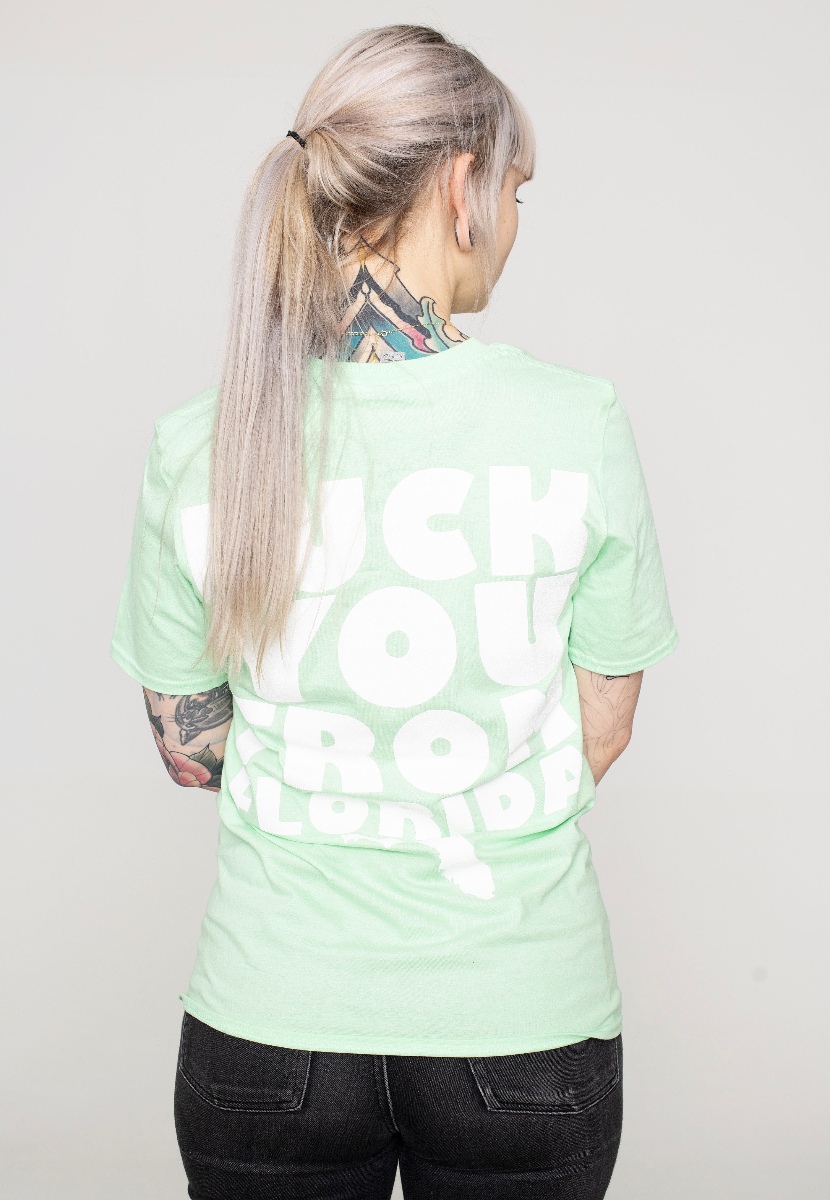 A Day To Remember - Florida Mint Green Size S/M - T-Shirt | Women-Image