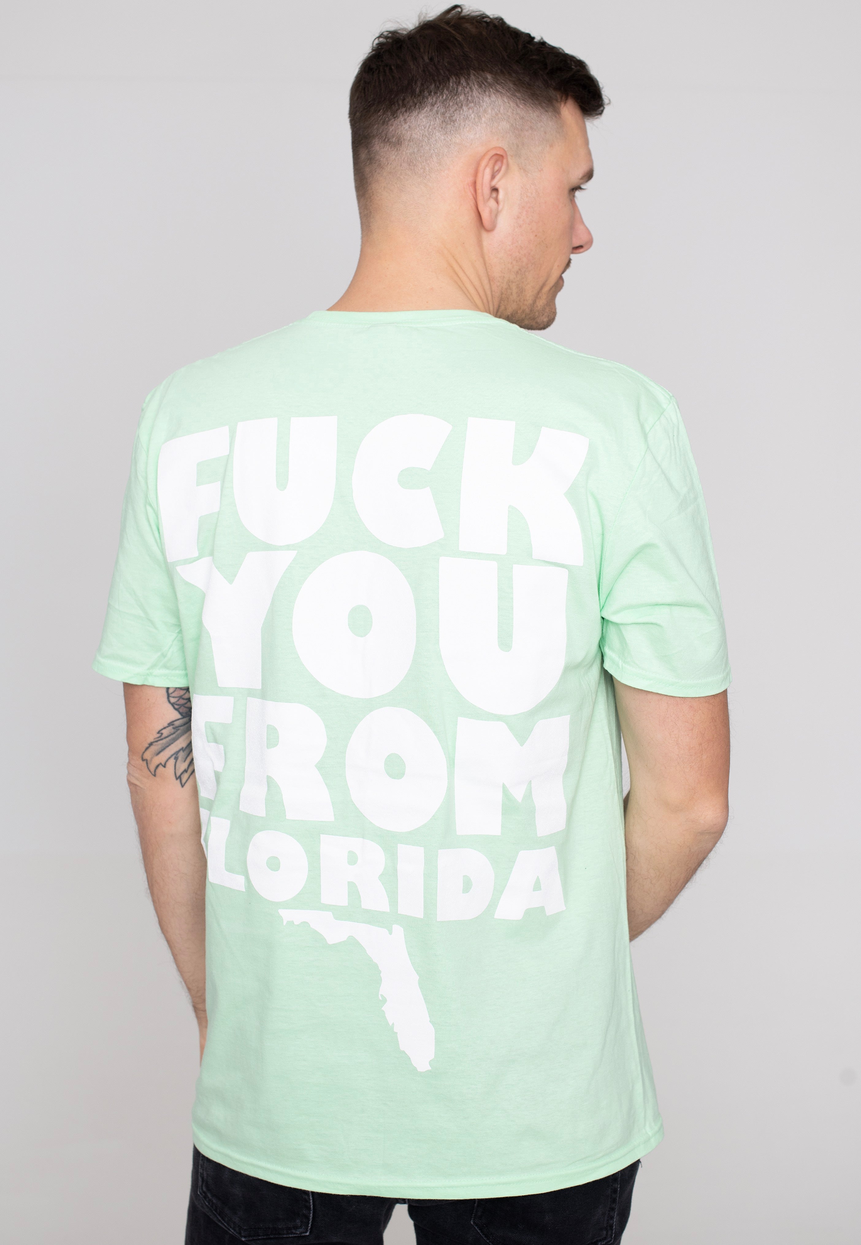 A Day To Remember - Florida Mint Green Size S/M - T-Shirt | Men-Image