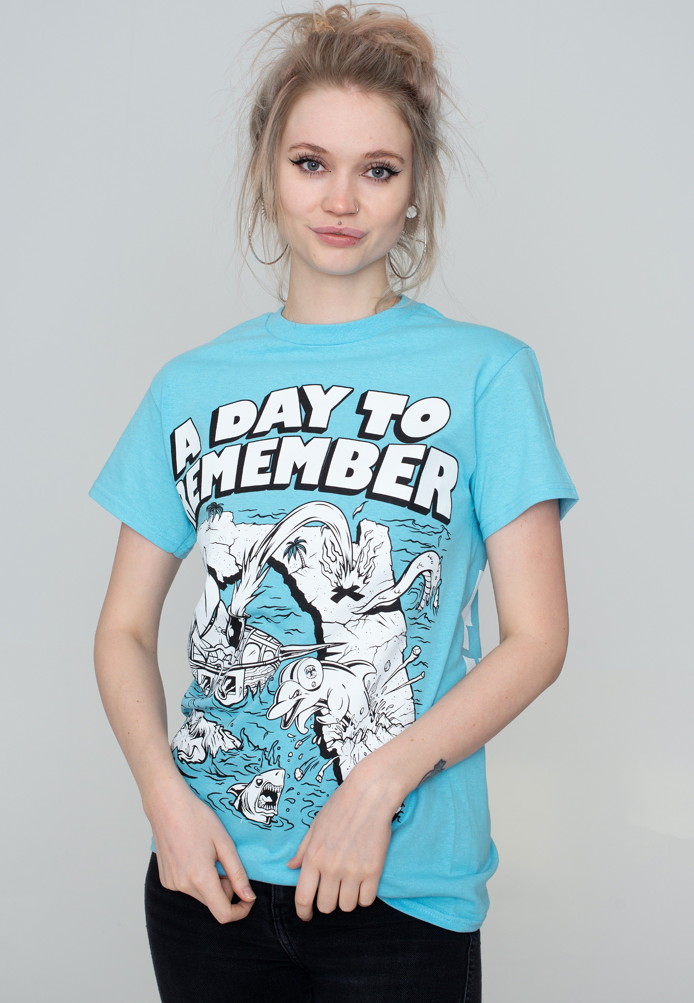 A Day To Remember - Florida Sky Blue - T-Shirt | Women-Image