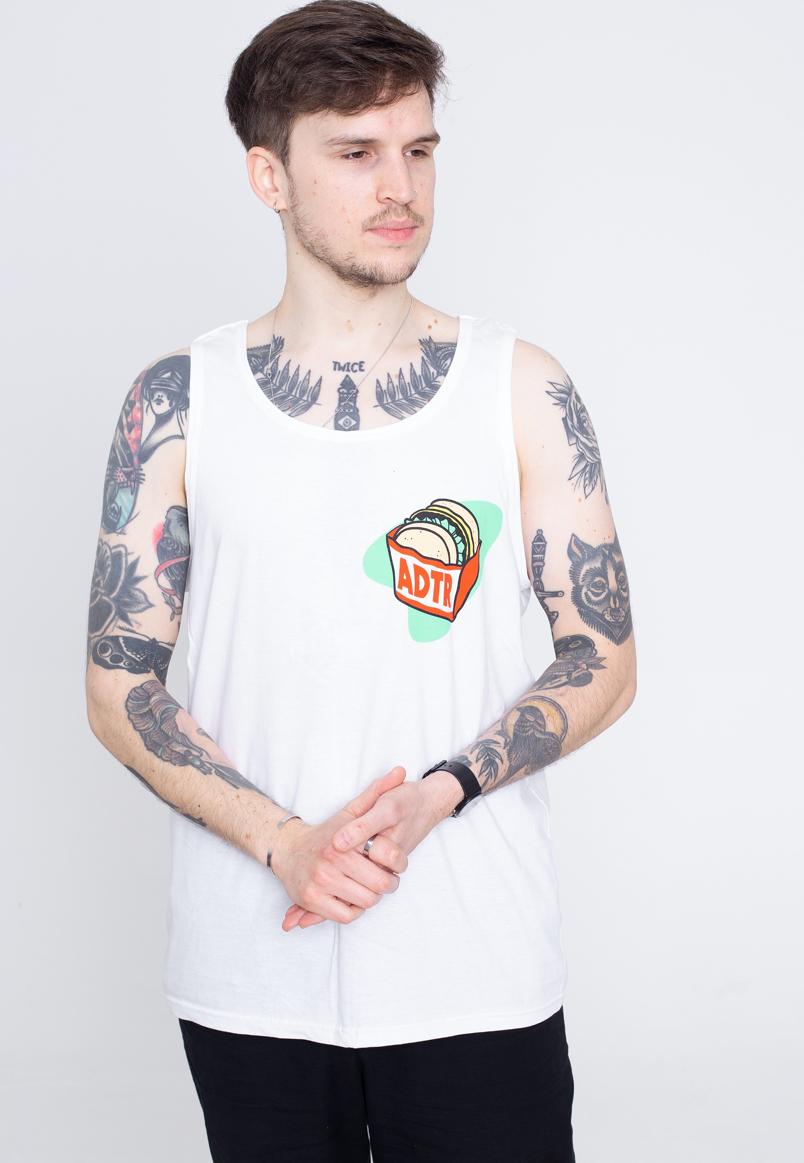 A Day To Remember - In N Out White - Tank | Men-Image