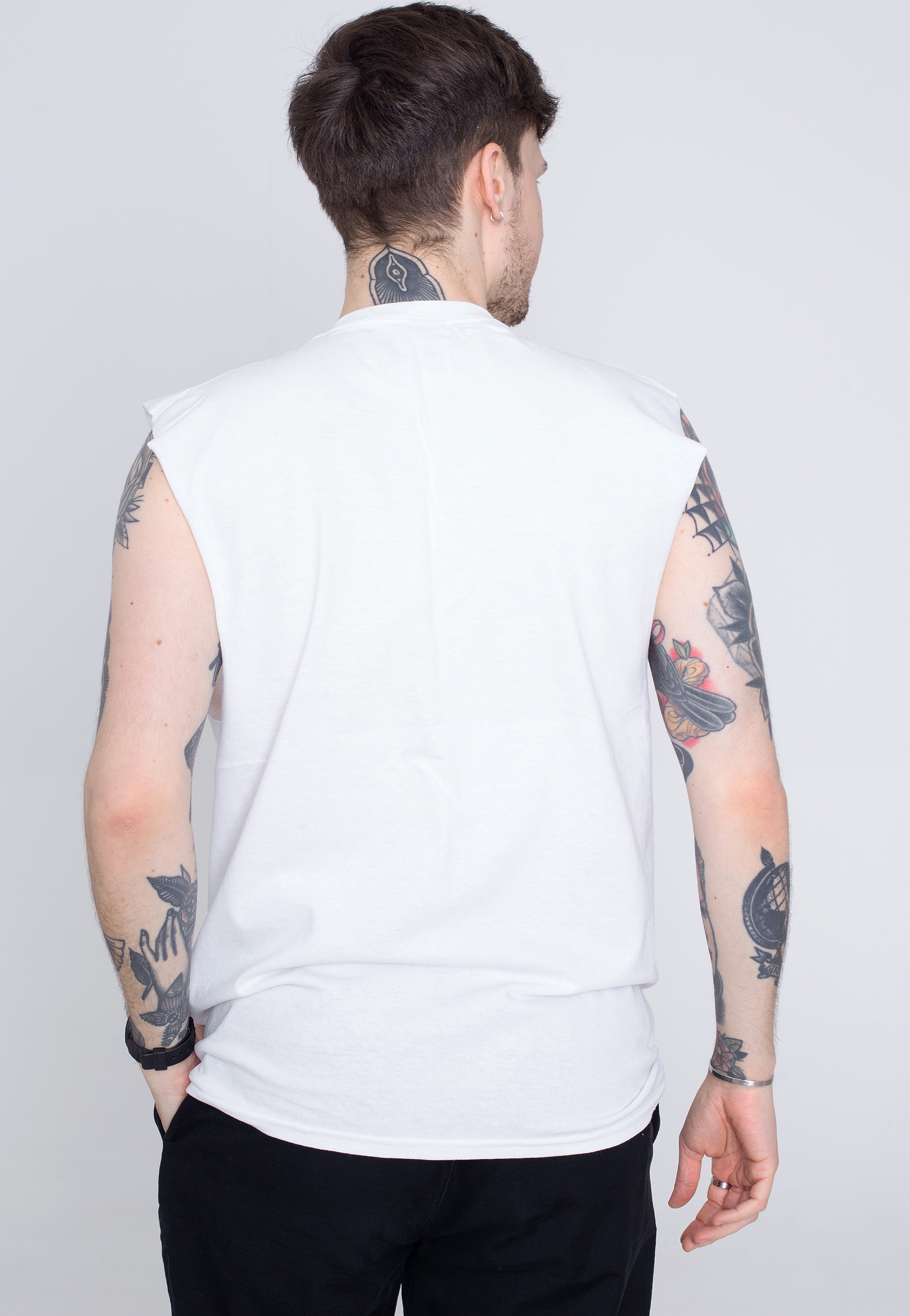 A Day To Remember - Metal Logo White - Sleeveless | Men-Image