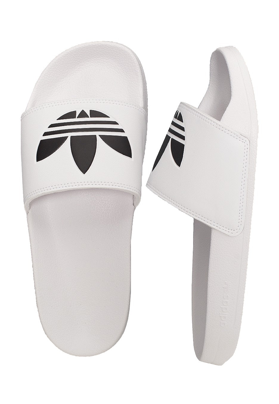 Adidas - Adilette Lite FTW White/Core Black/FTW White - Slides | Men-Image