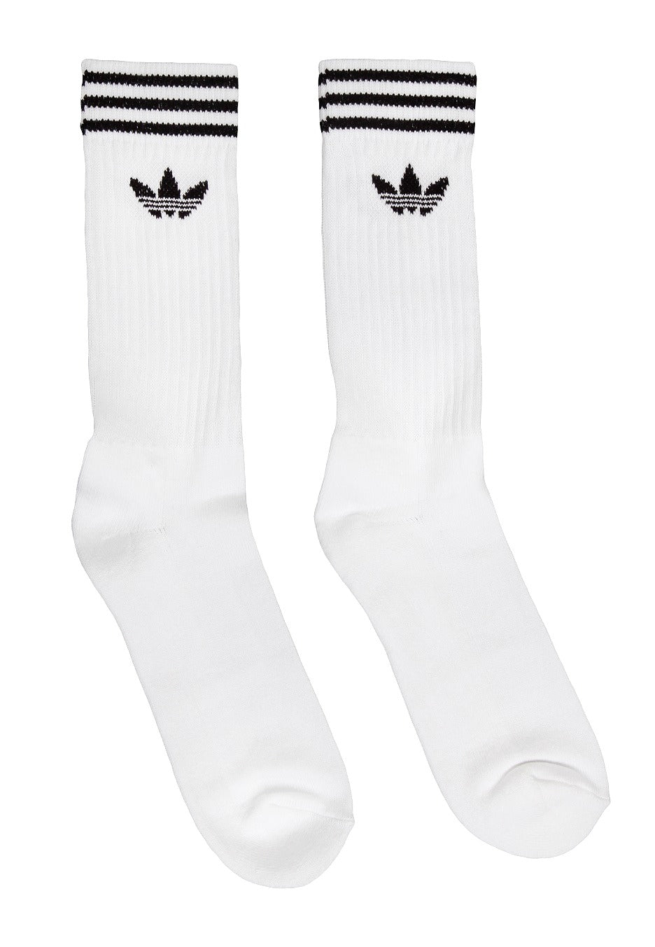 Adidas - Solid Crew 3 Pack White/Black - Socks | Neutral-Image