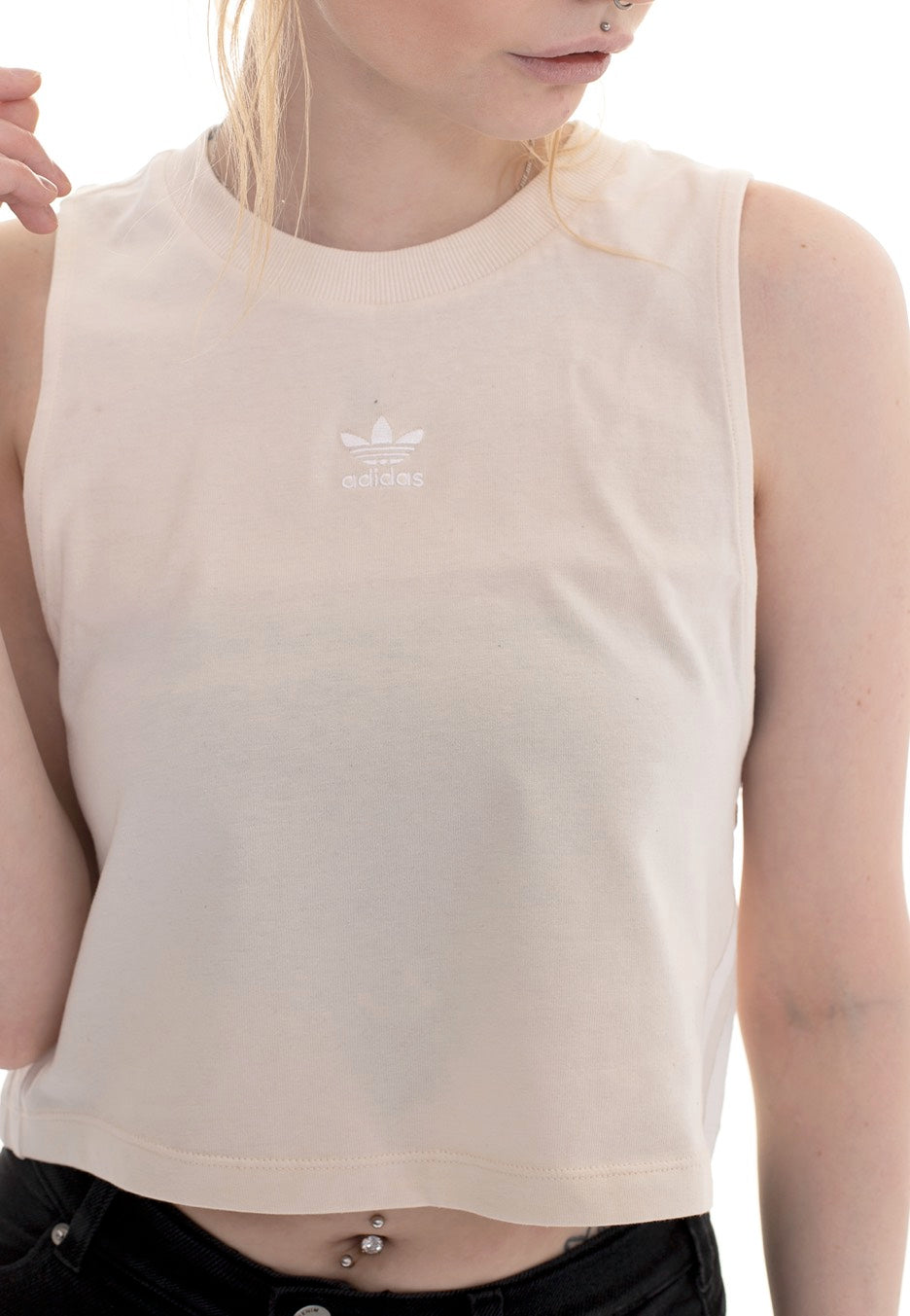 Adidas - Cropped Non Dyed - Tank | Women-Image