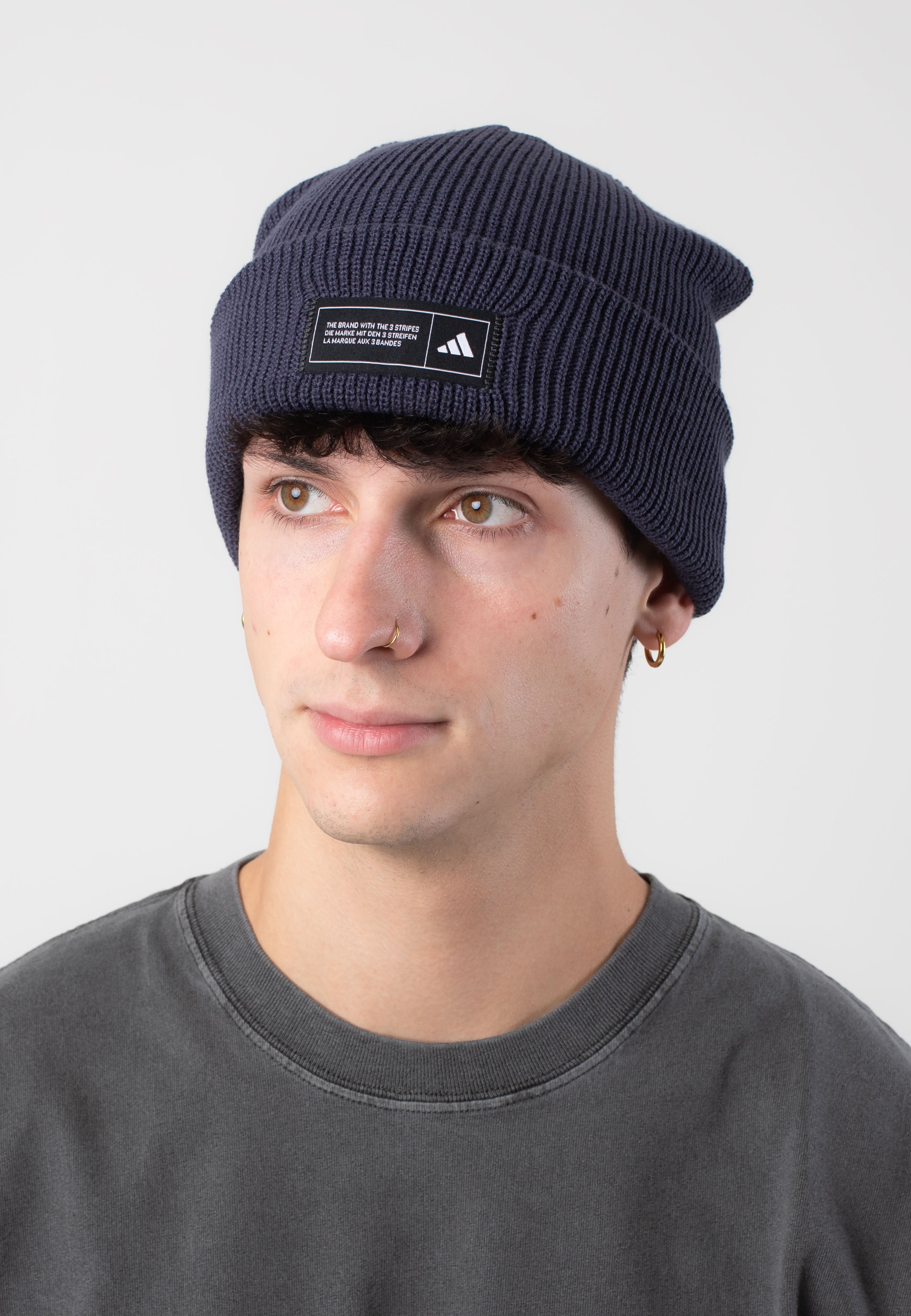 Adidas - Ess Cuff Shanav/Black/White - Beanie | Neutral-Image