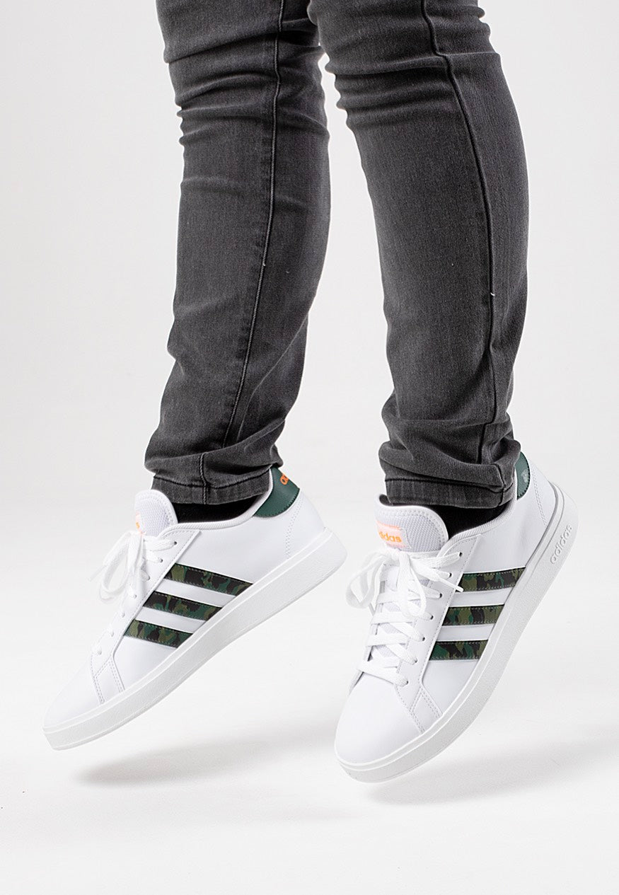 Adidas - Grand Court Base 2.0 Ftwwht/Ftwwht/Scrora - Shoes | Men-Image