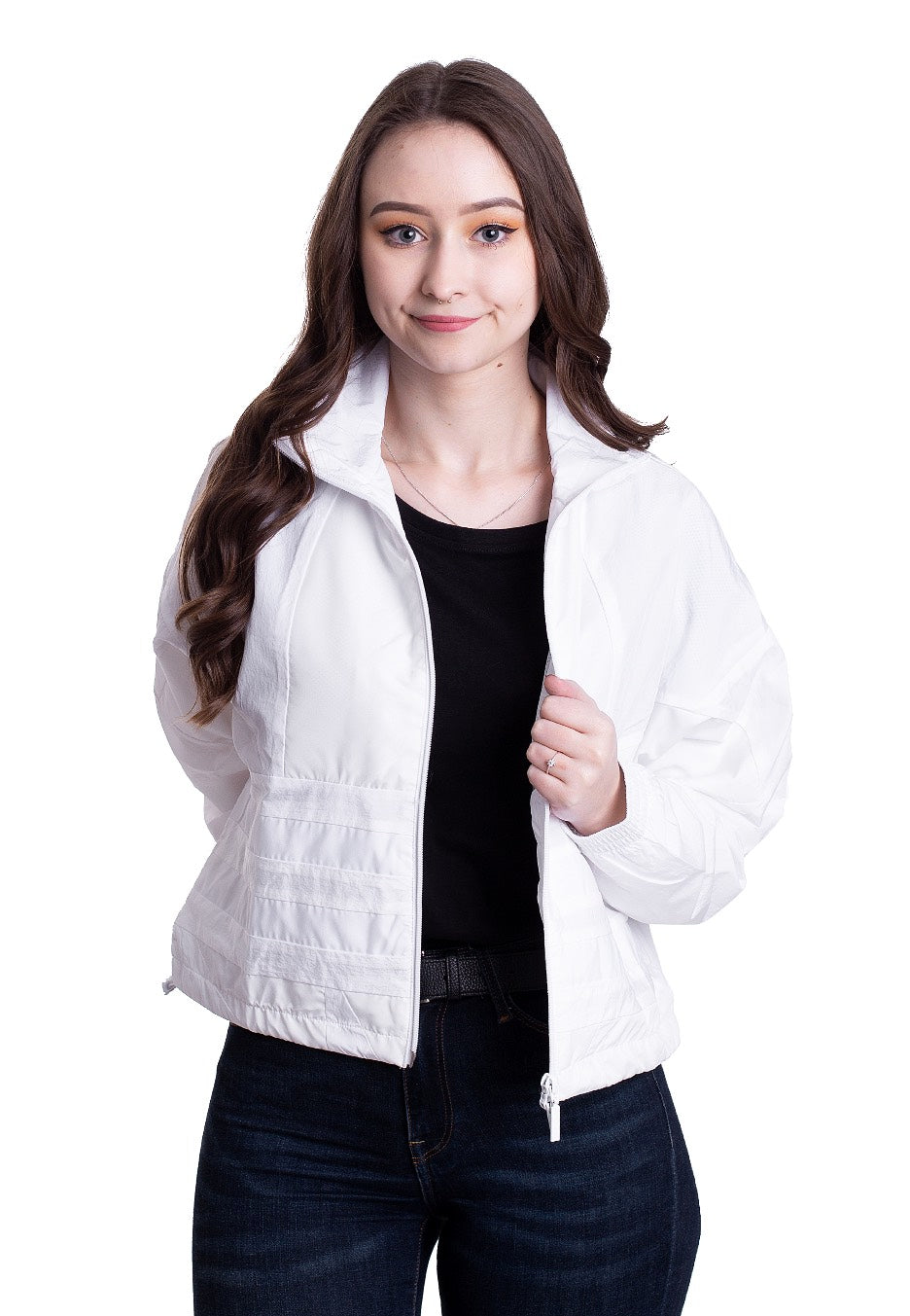 Adidas - LRG Logo TT White/CWhite - Track Jacket | Women-Image