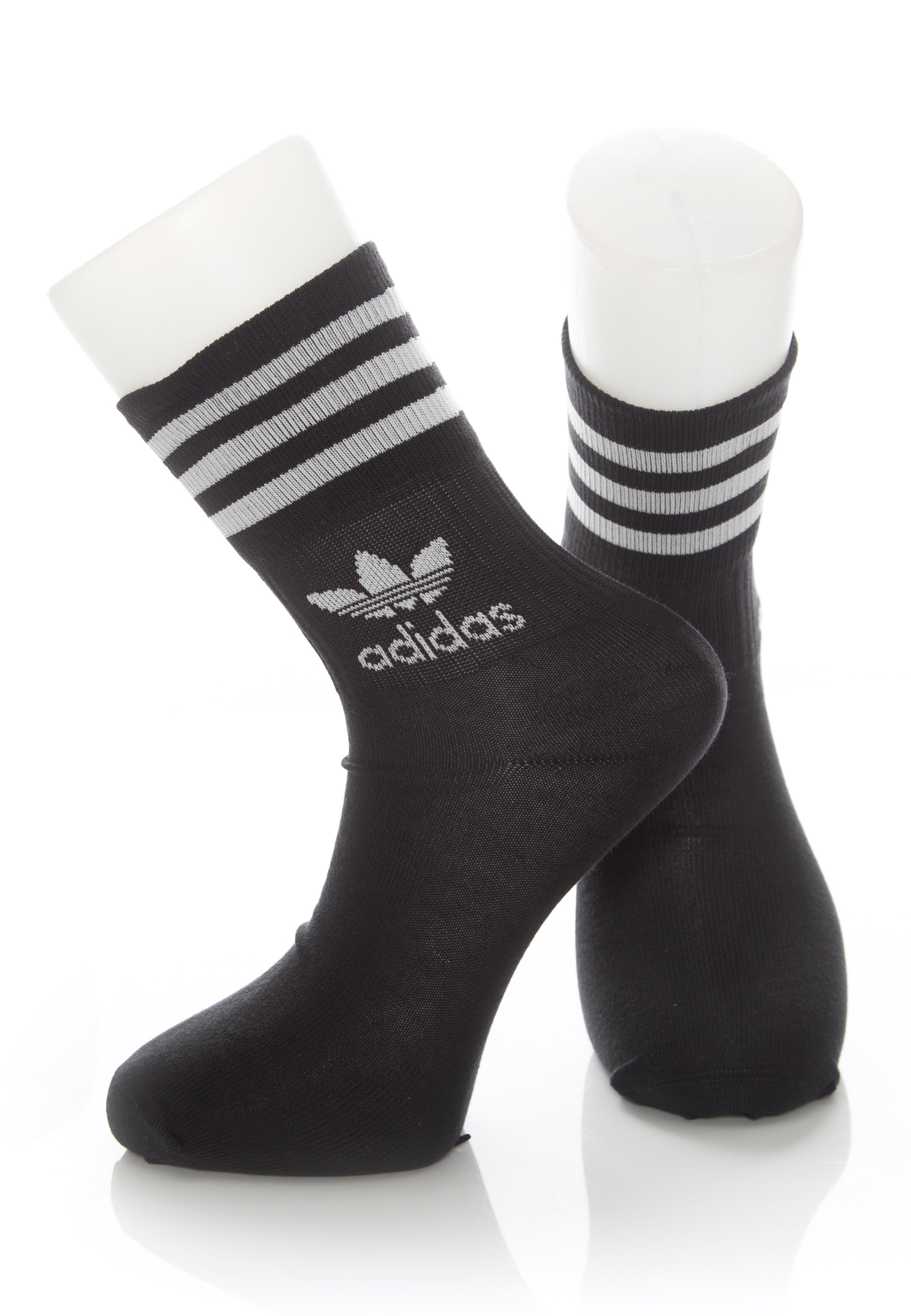 Adidas - Mid Cut Crew Pack Of 5 Black - Socks | Neutral-Image