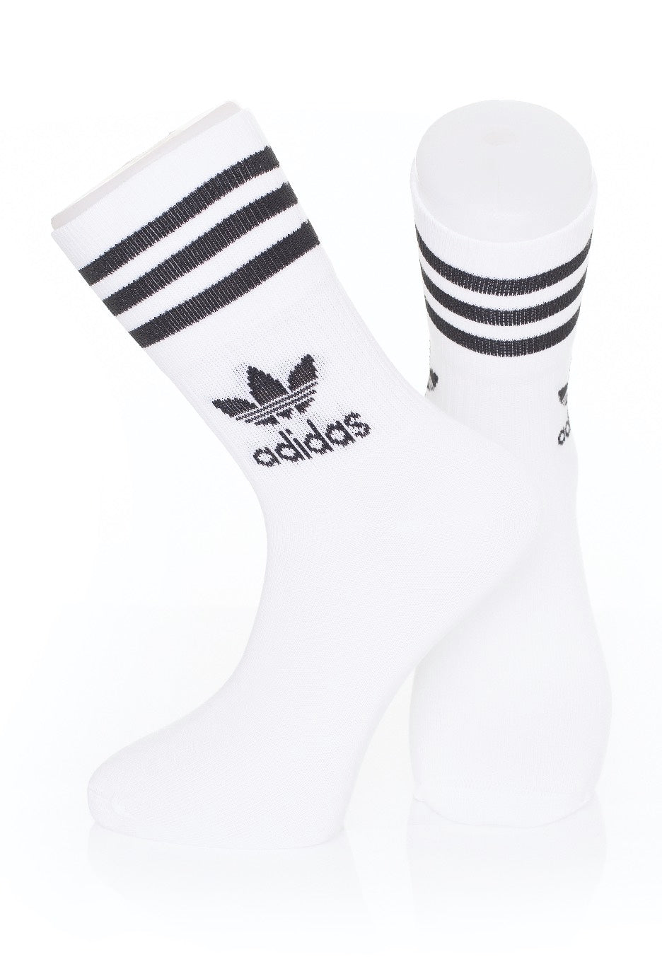 Adidas - Mid Cut Crew White/Black - Socks | Neutral-Image