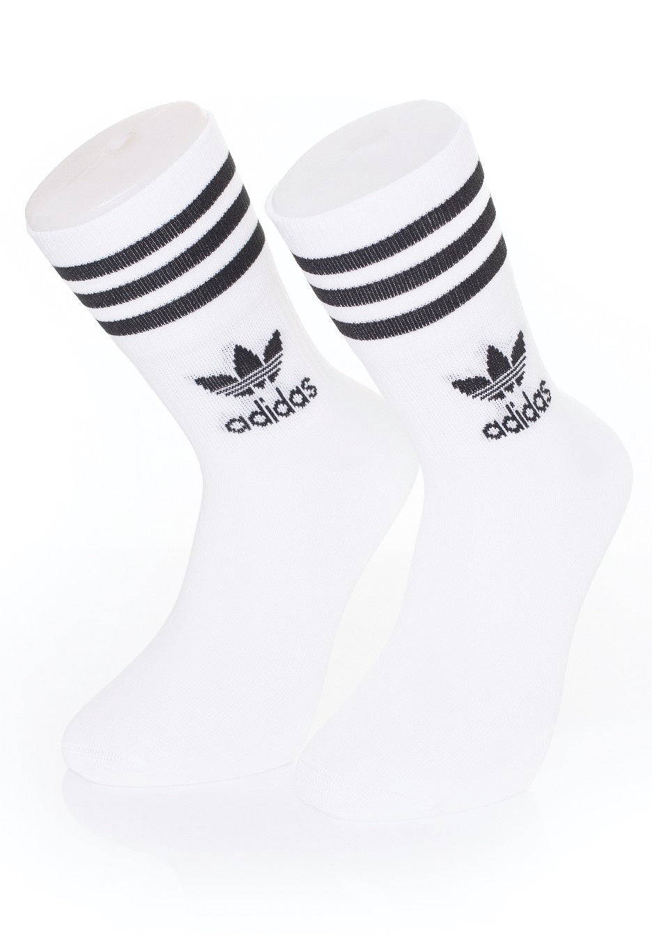 Adidas - Mid Cut Crew White/Black - Socks | Neutral-Image