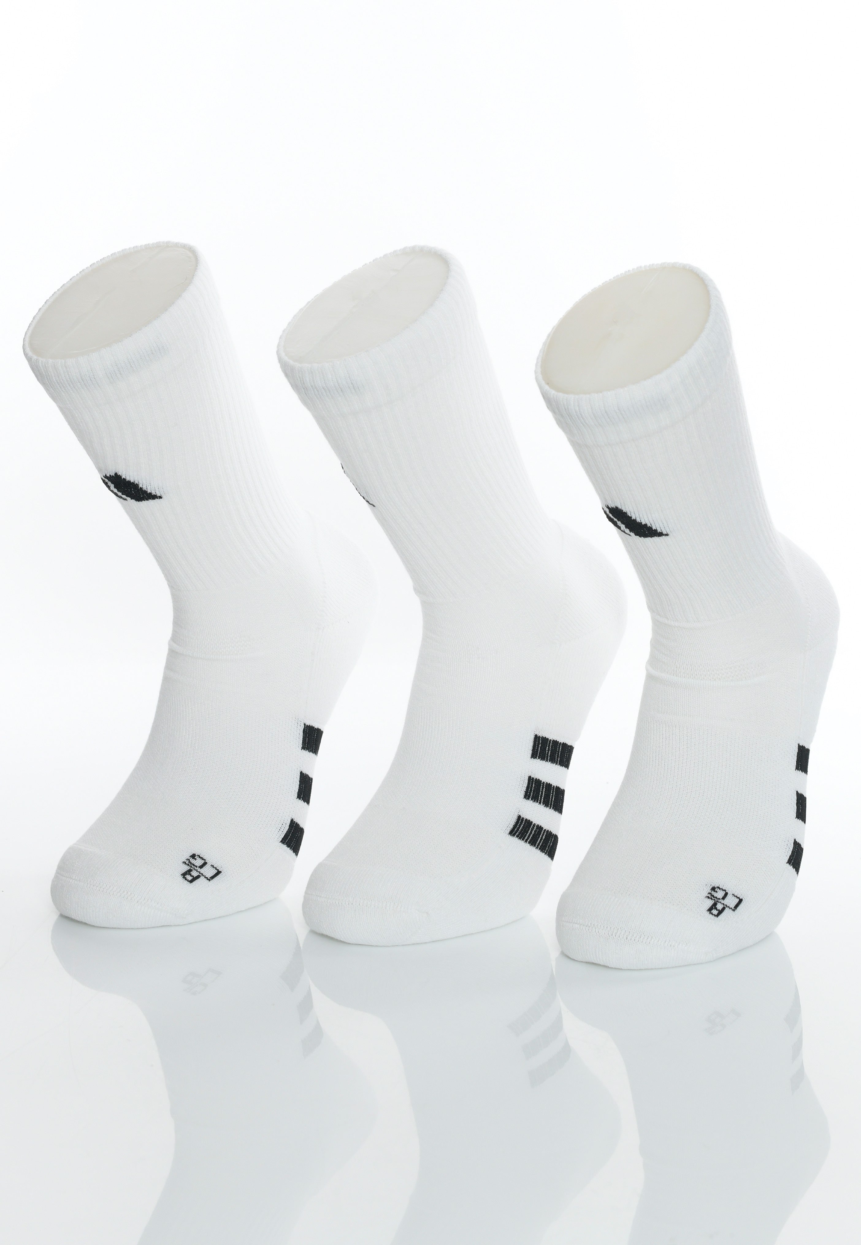 Adidas - Prf Cush Crew Pack Of3 White/White/White - Socks | Neutral-Image