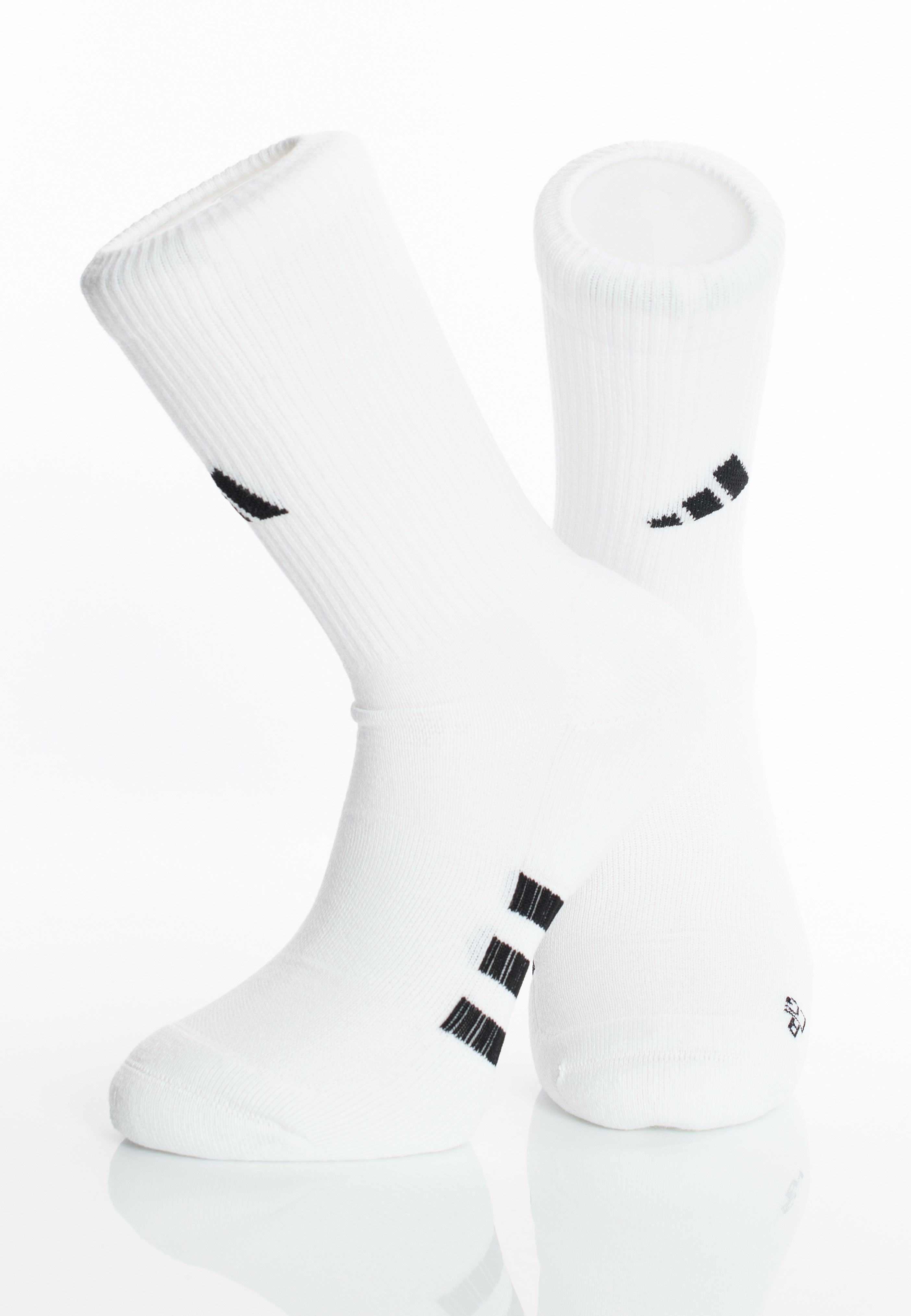 Adidas - Prf Cush Crew Pack Of3 White/White/White - Socks | Neutral-Image