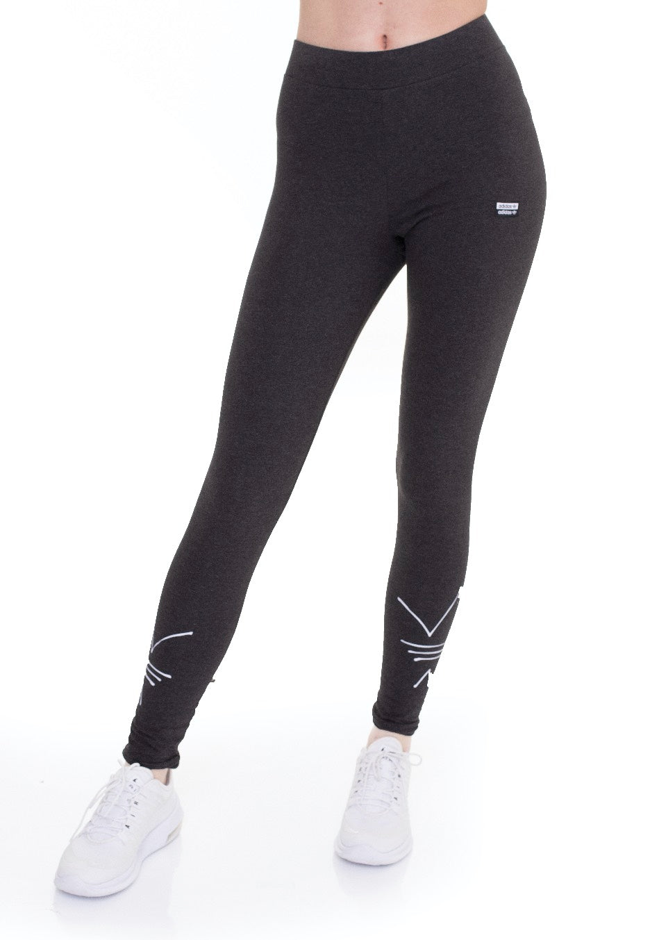 Adidas - Tights Black Melange - Leggings | Women-Image