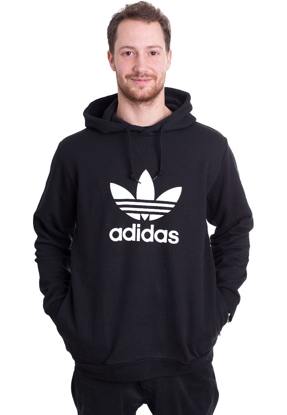 Adidas - Trefoil Black - Hoodie | Men-Image