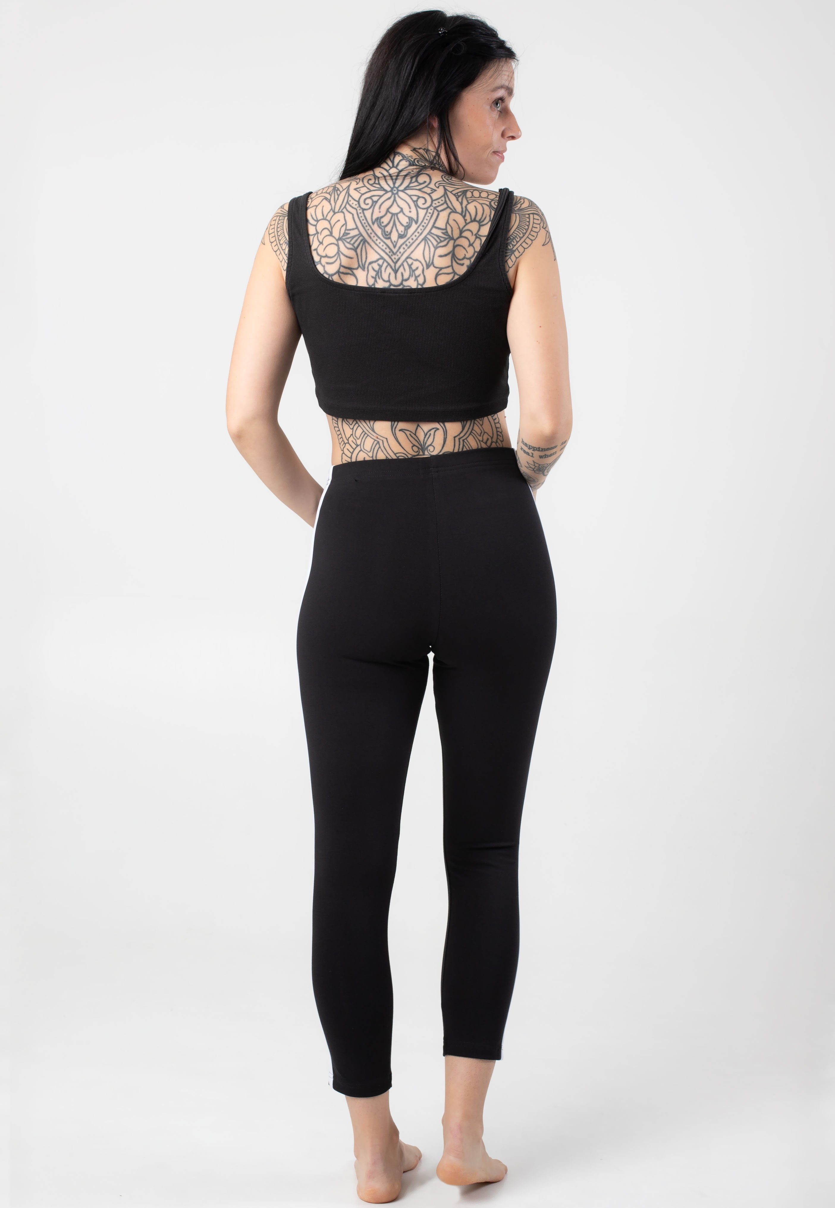 Adidas - W 3S Black/White - Leggings | Women-Image