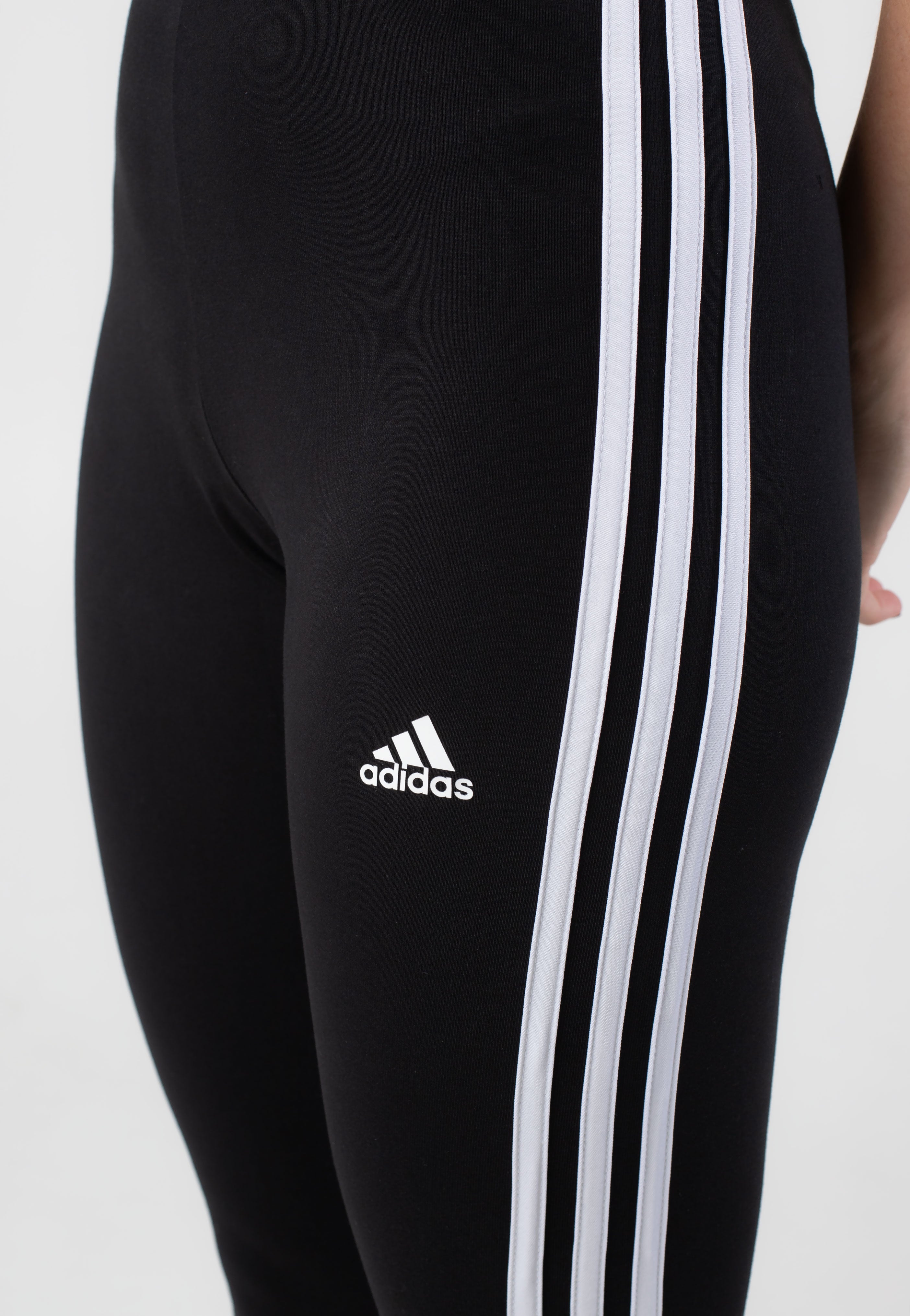 Adidas - W 3S Black/White - Leggings | Women-Image