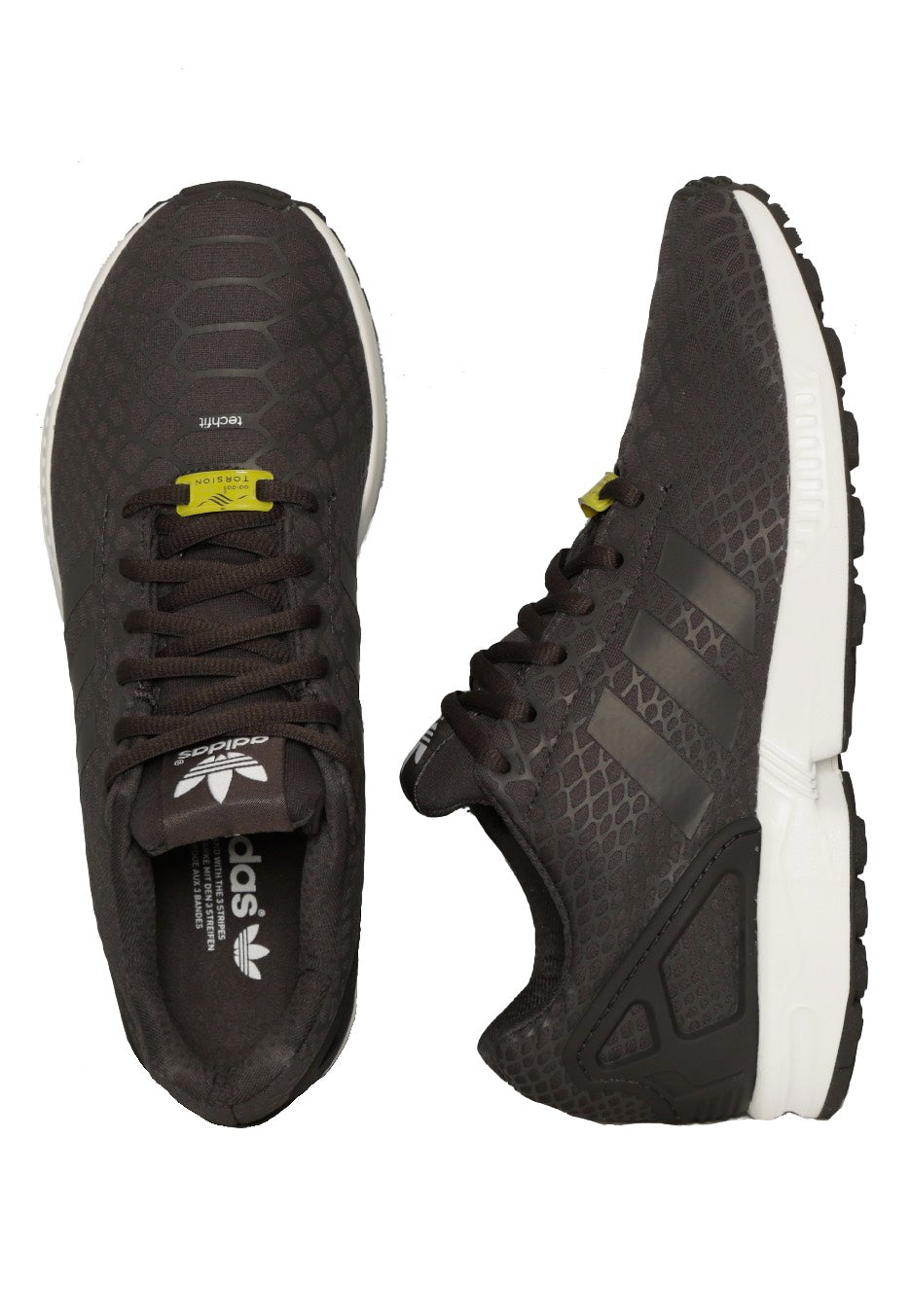 Adidas - ZX Flux Techfit Shadow Black/Shadow Black/Ftwr White - Shoes | Men-Image