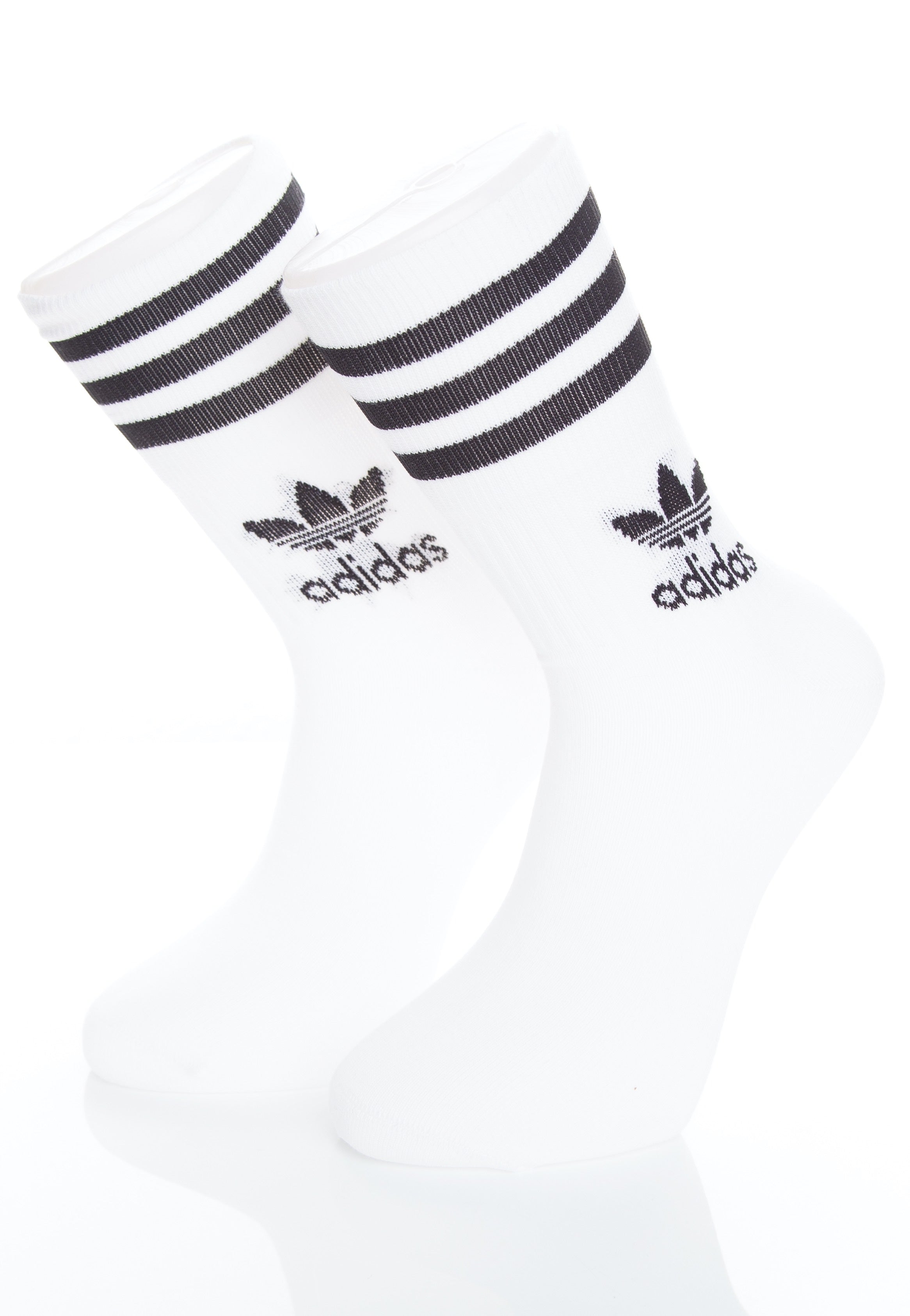 Adidas - Mid Cut Crew Pack Of 5 White - Socks | Neutral-Image