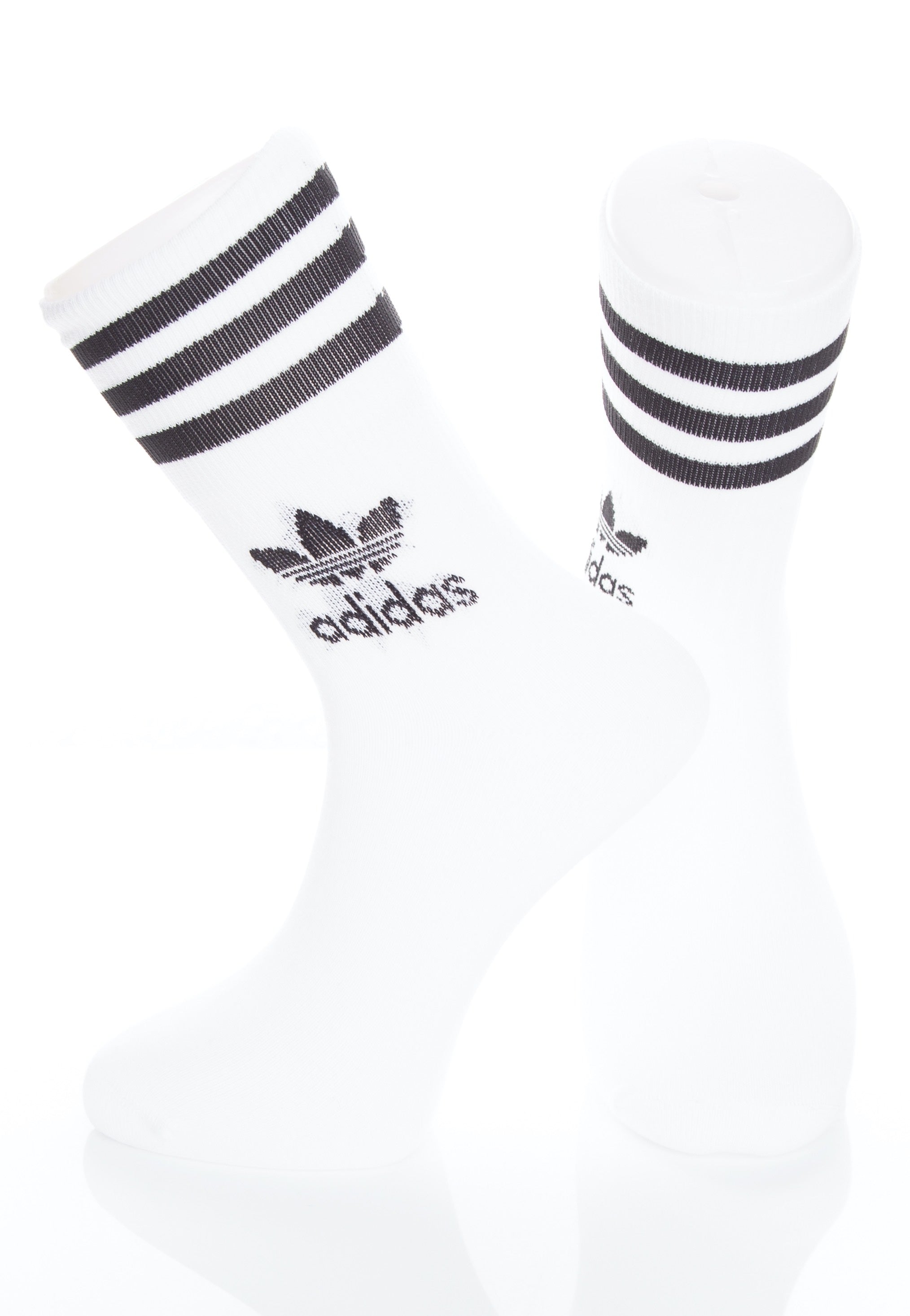 Adidas - Mid Cut Crew Pack Of 5 White - Socks | Neutral-Image