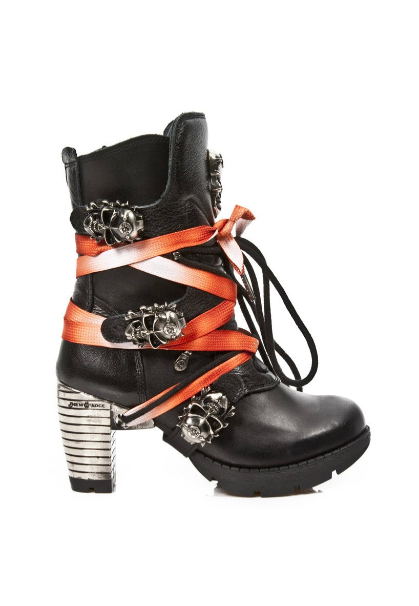 New Rock - Cordon Orange Leopard - Laces | Neutral-Image