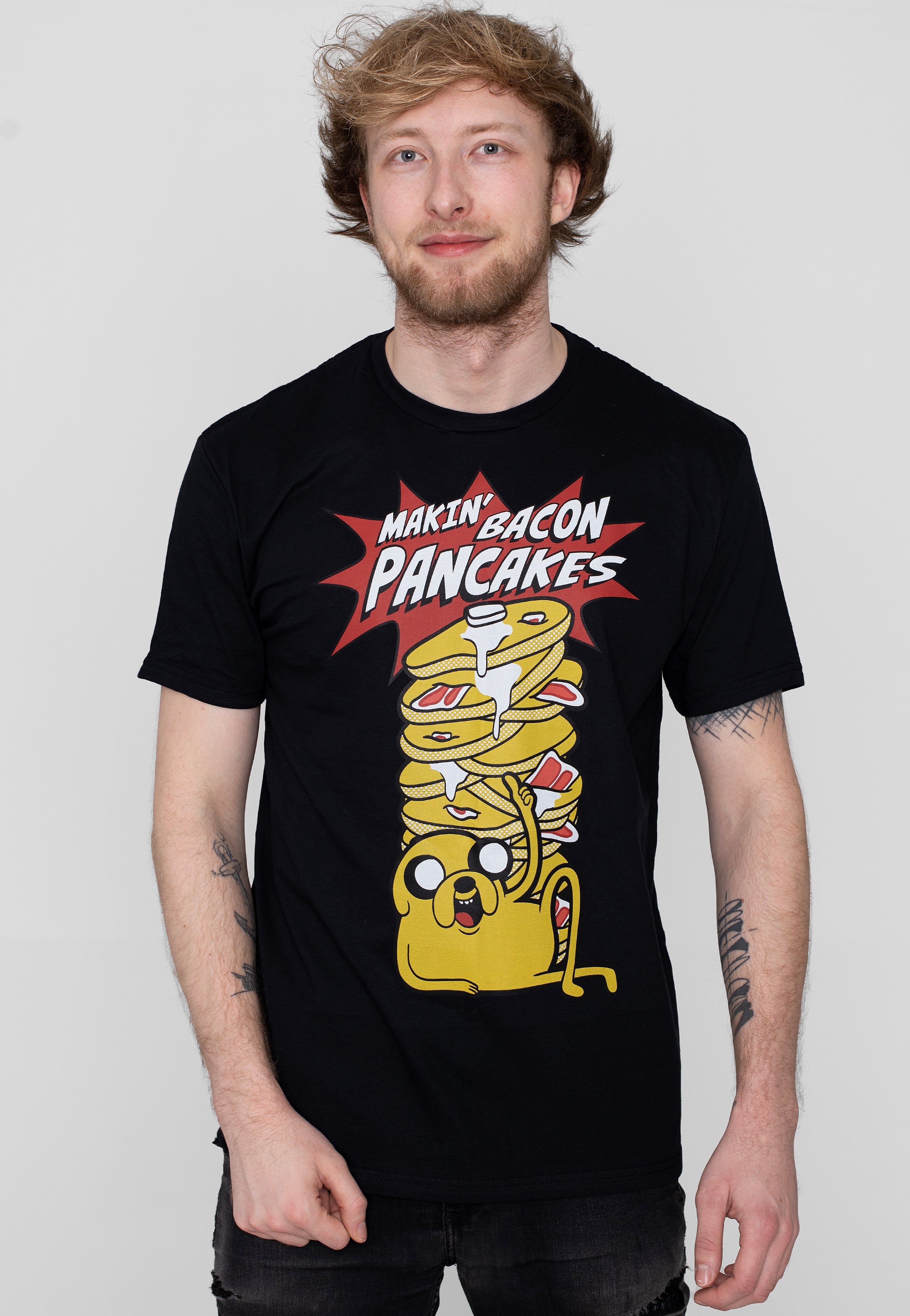 Adventure Time - Makin' Bacon Pancakes - T-Shirt | Men-Image