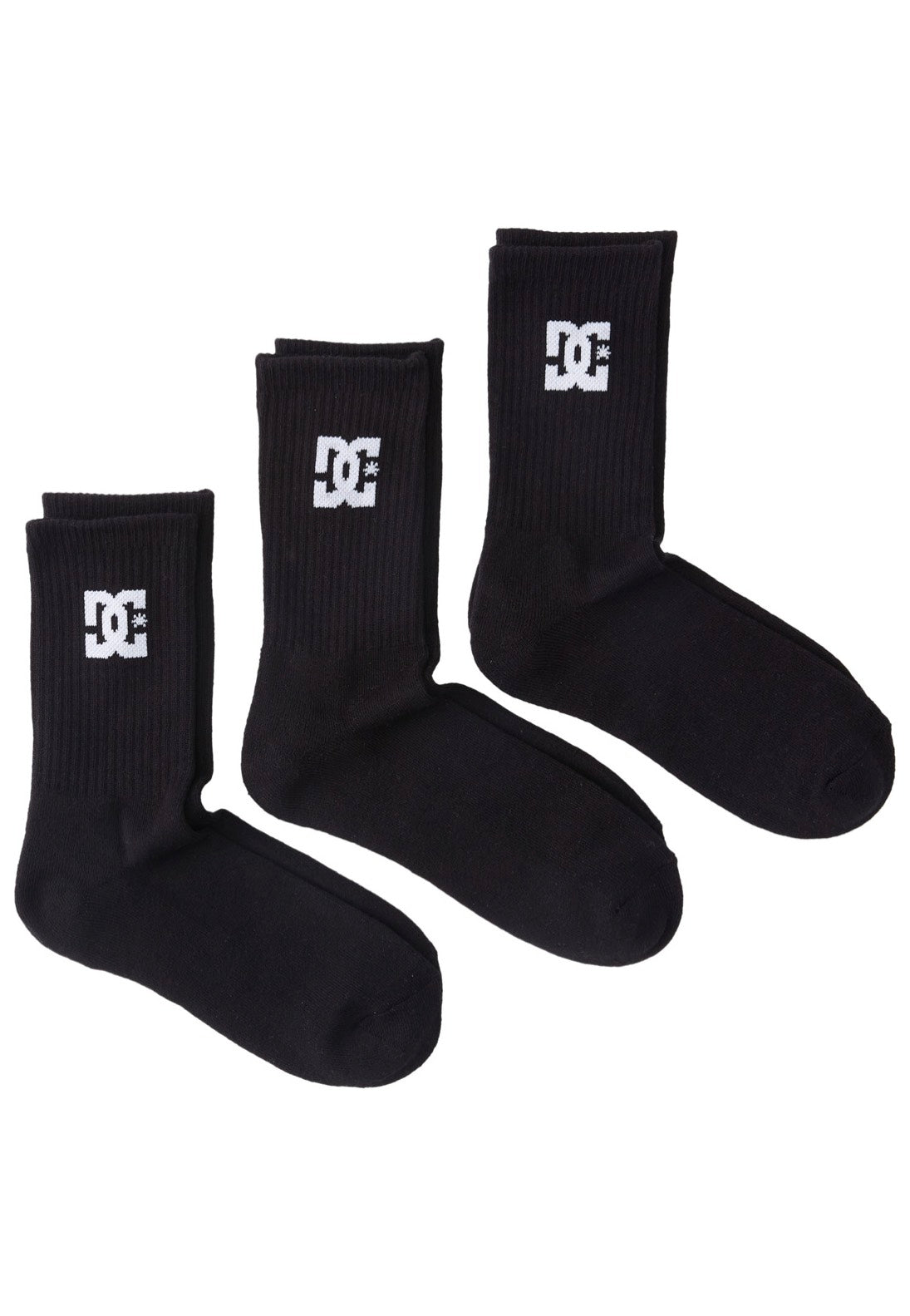 DC - Spp Crew Pack Of 3 Black - Socks | Neutral-Image