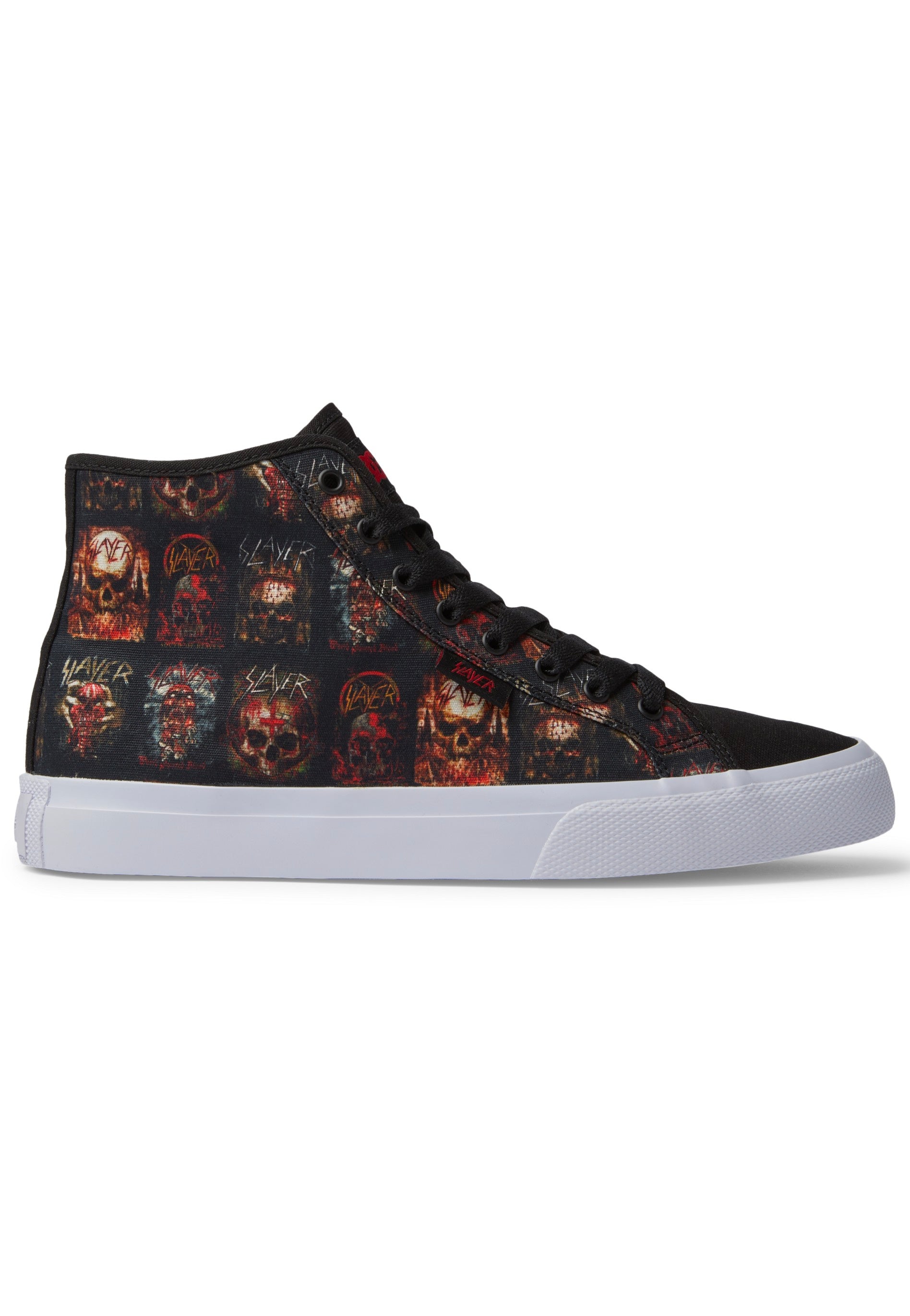 DC x Slayer - Manual Hi Black/White Print - Shoes | Men-Image