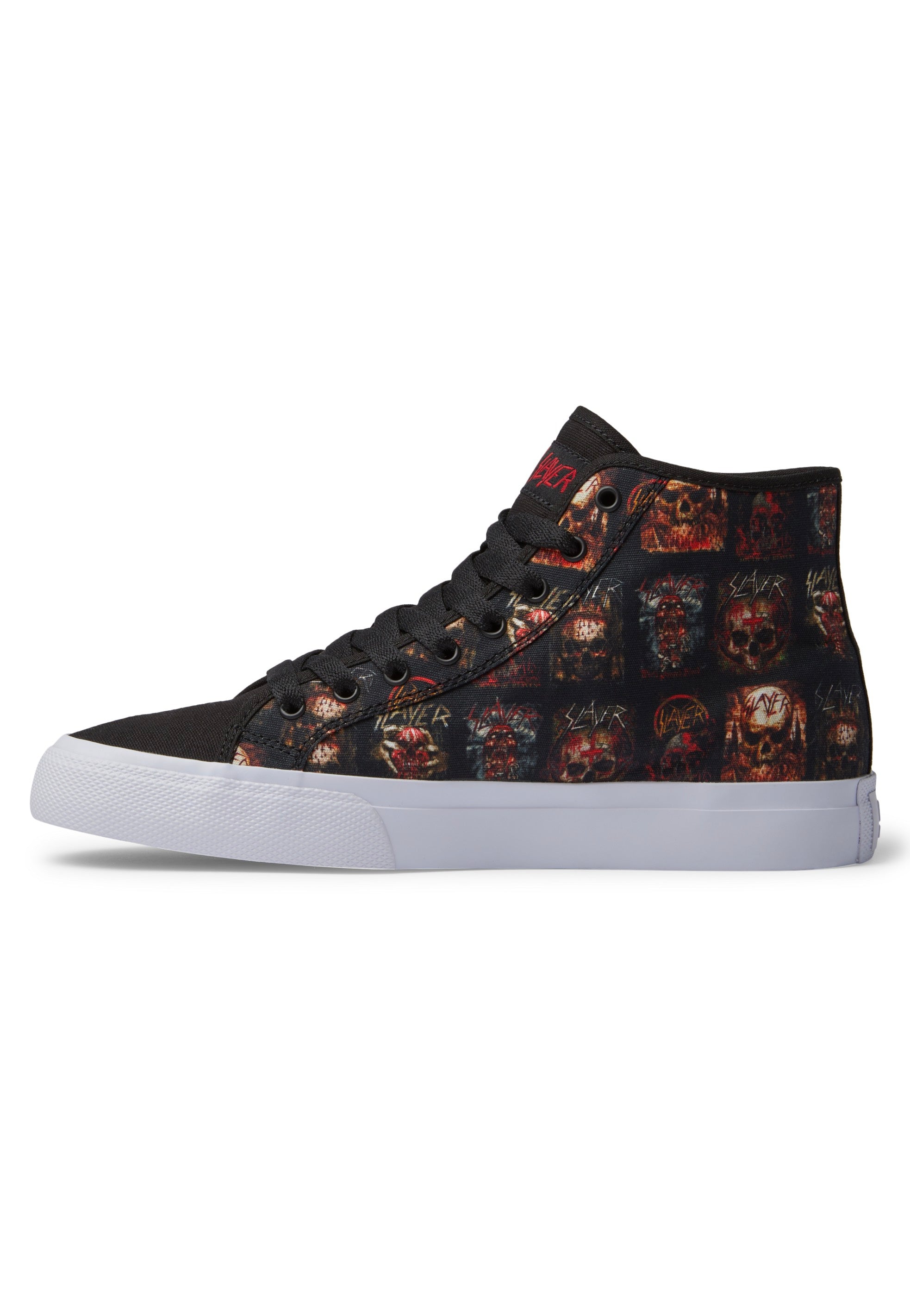 DC x Slayer - Manual Hi Black/White Print - Shoes | Men-Image