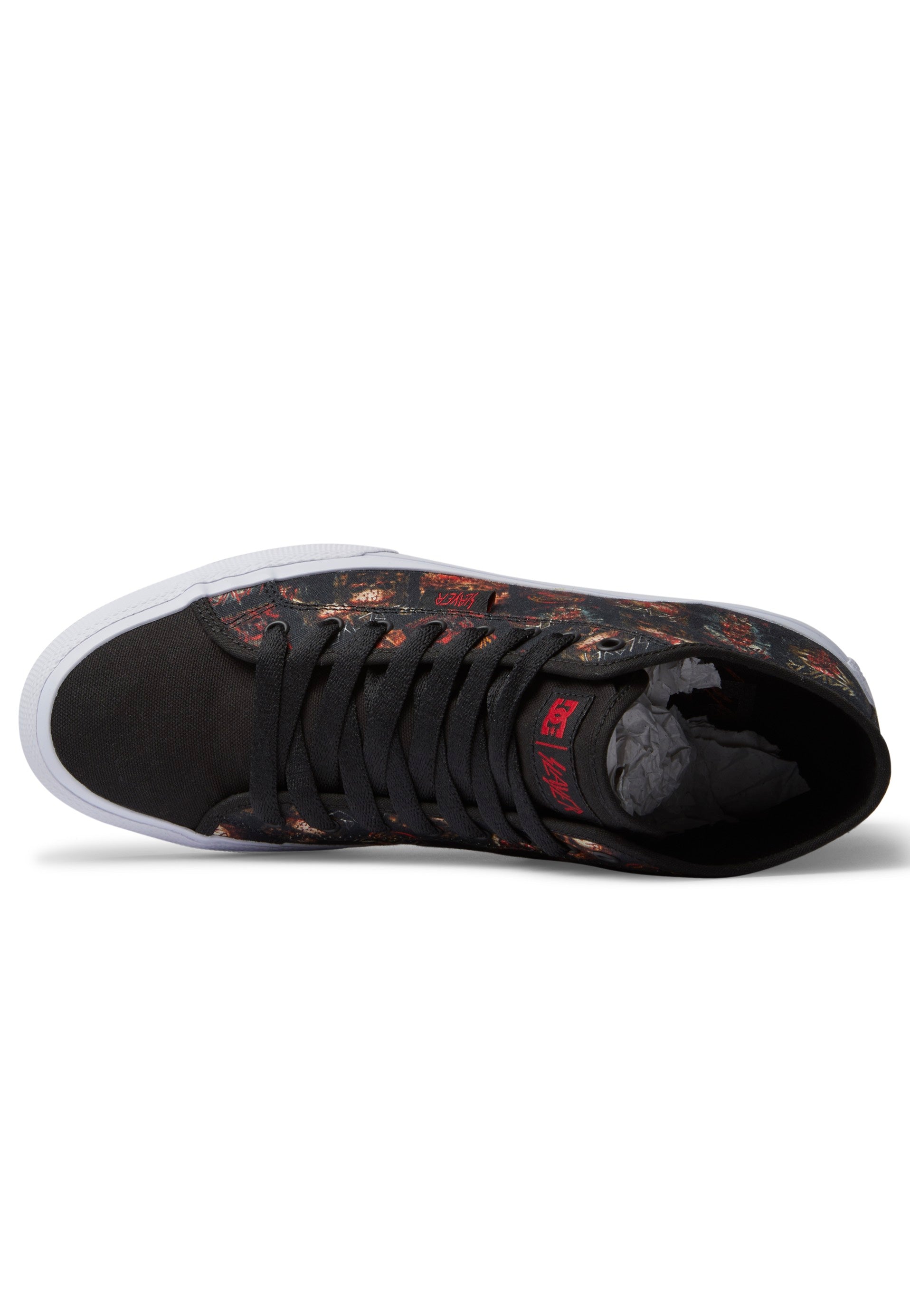 DC x Slayer - Manual Hi Black/White Print - Shoes | Men-Image