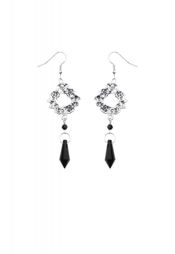 Dark In Love - Gothic Blossom - Earrings | Neutral-Image