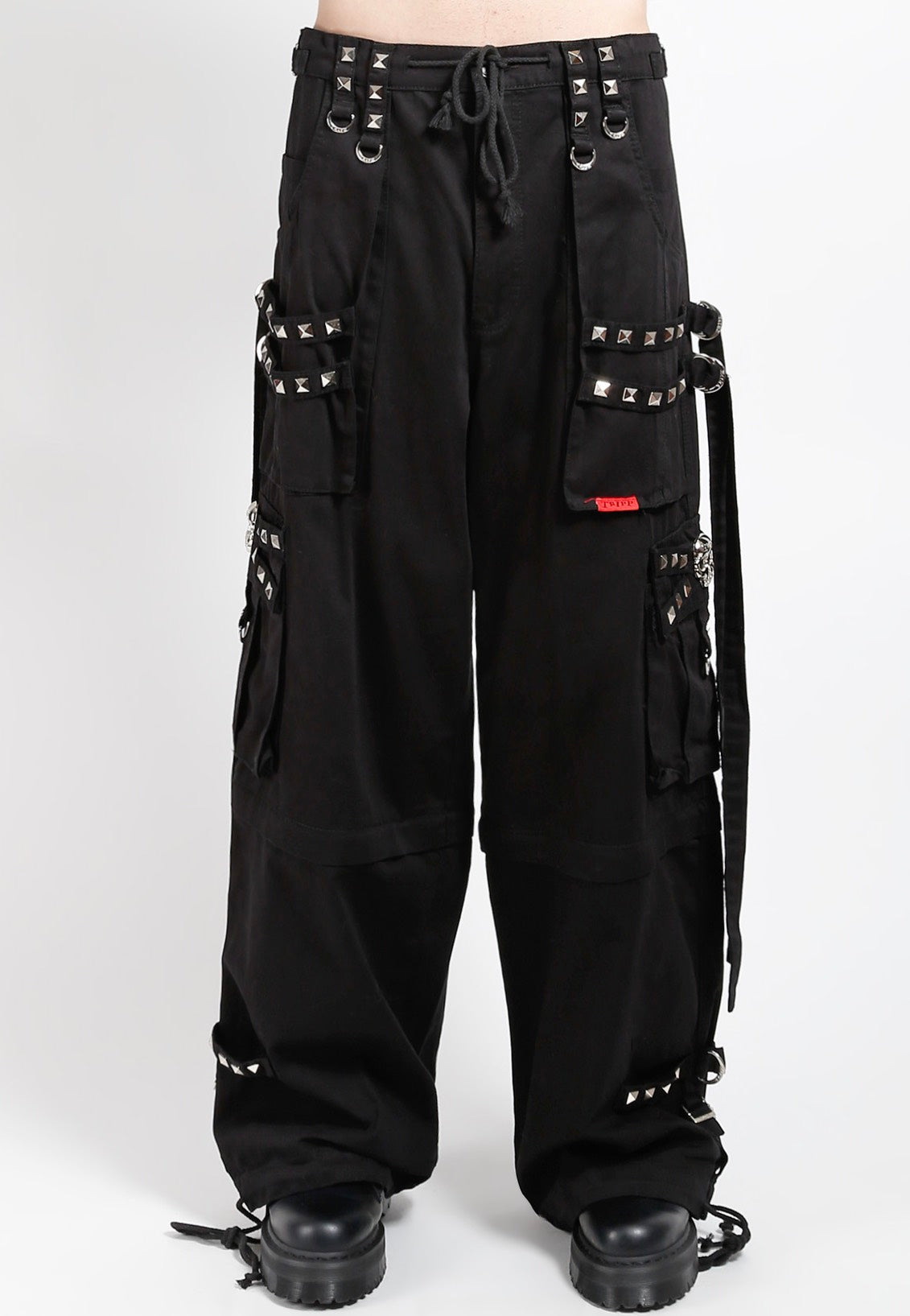 Tripp NYC - Stud Zip Off Cargo Black - Pants | Men-Image