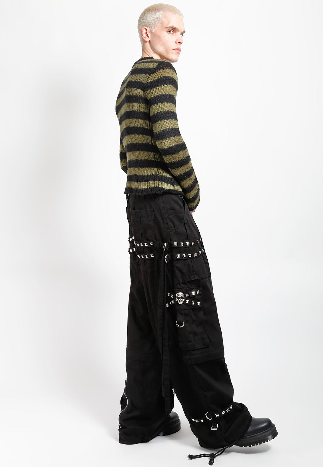 Tripp NYC - Stud Zip Off Cargo Black - Pants | Men-Image