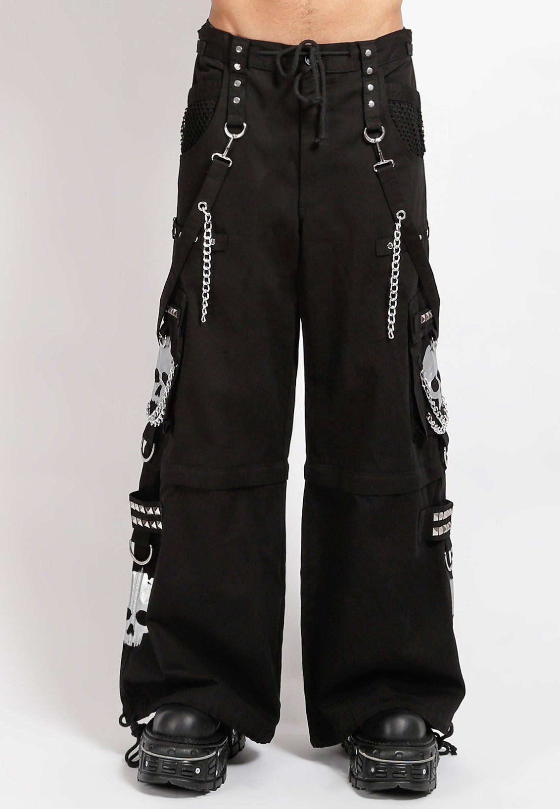 Tripp NYC - Super Skull Silver Reflective Black/Silver - Pants | Men-Image