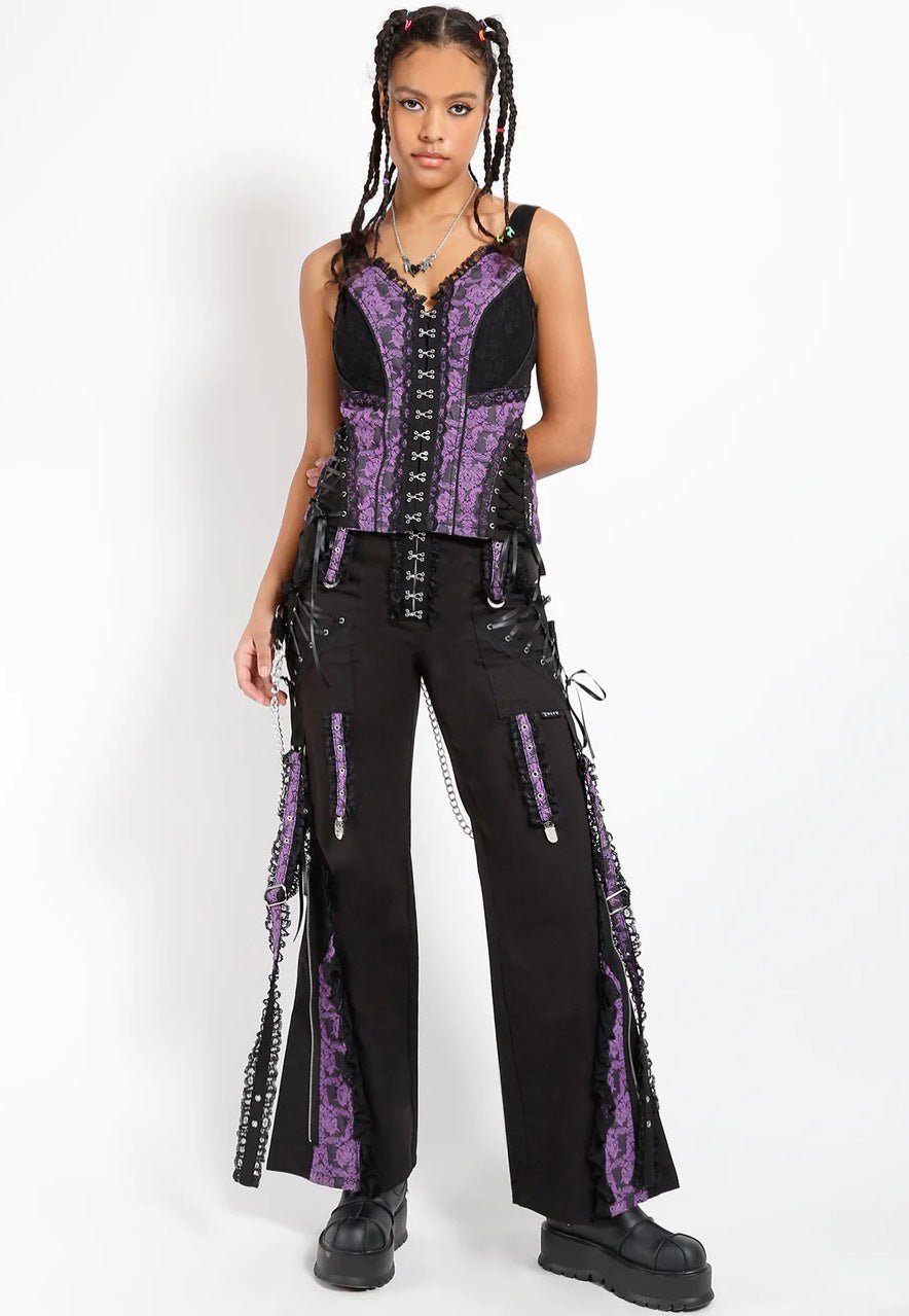 Tripp NYC - Enchanted Black/Purple - Pants | Women-Image