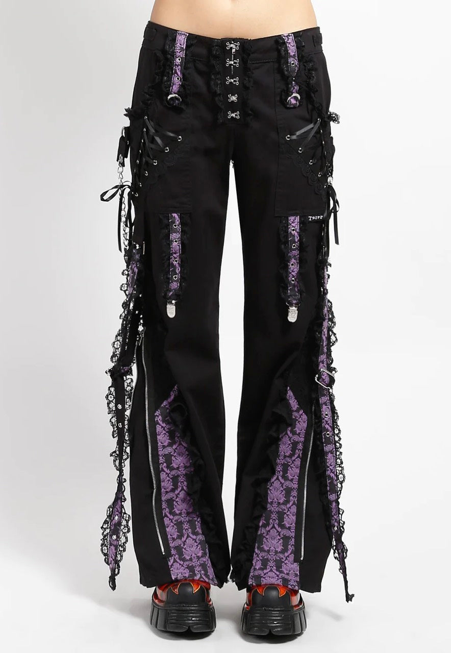 Tripp NYC - Enchanted Black/Purple - Pants | Women-Image