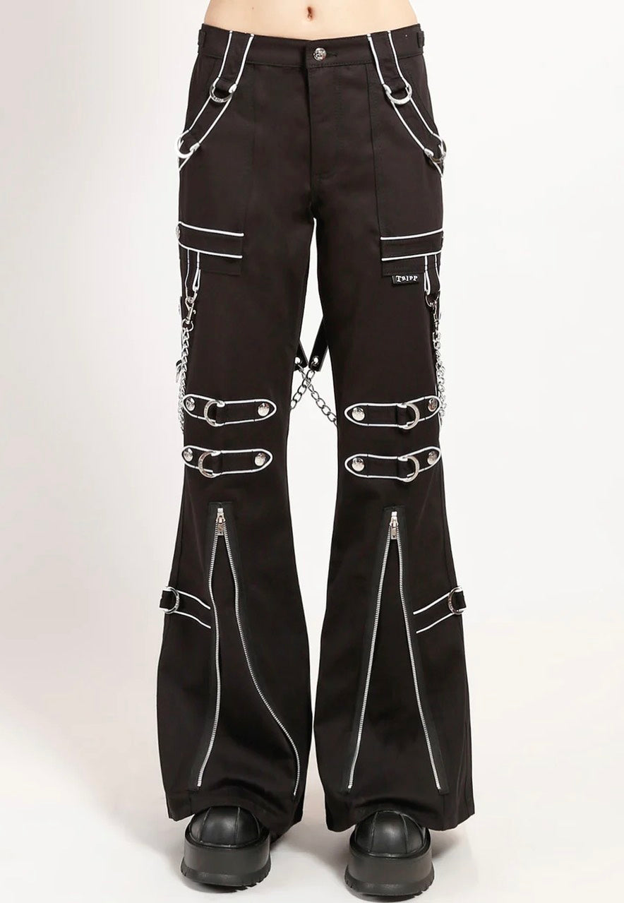 Tripp NYC - Ladies Band Black/White - Pants | Women-Image