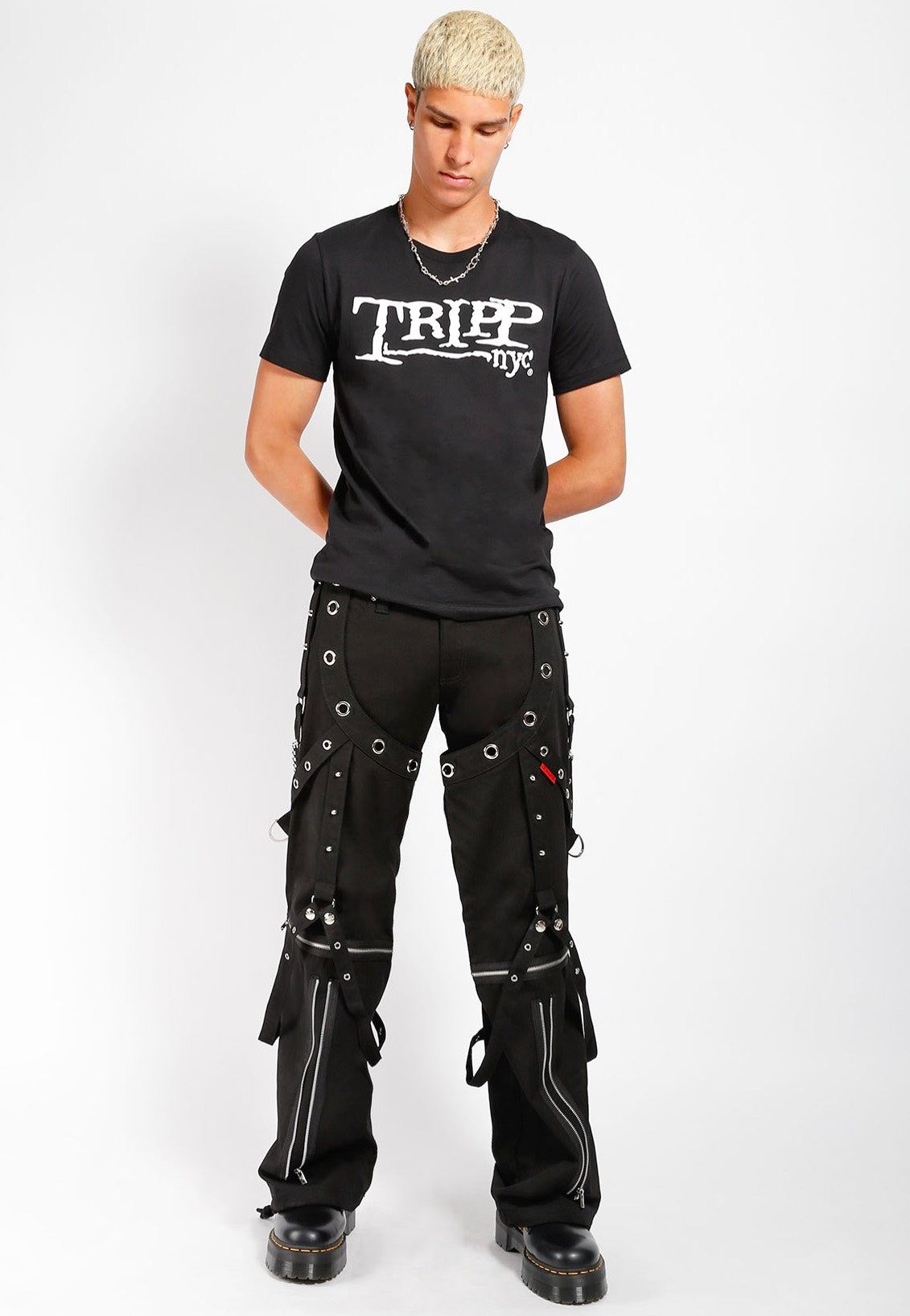 Tripp NYC - Dark Street Chap Black - Pants | Men-Image